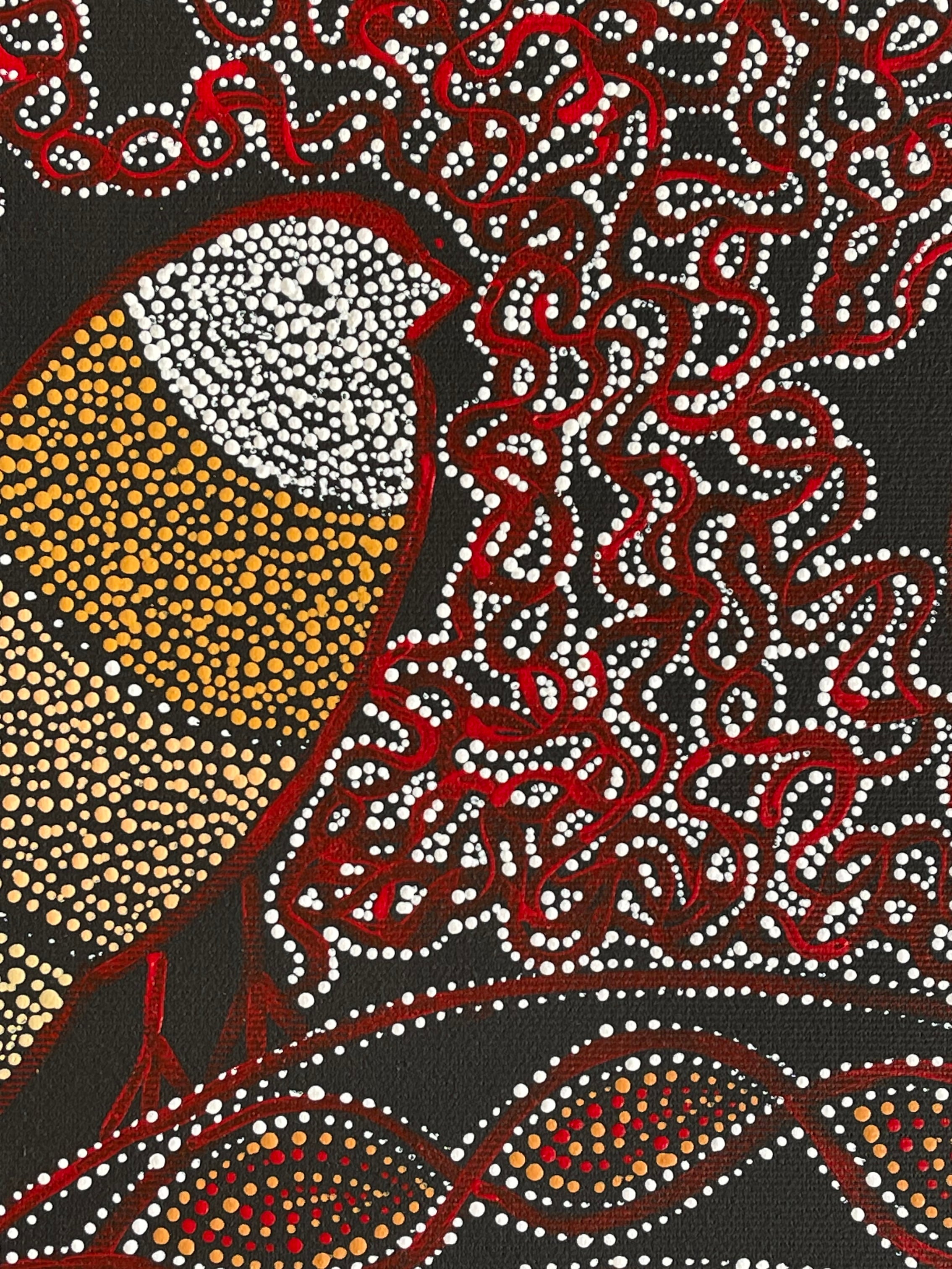 Geraldine Napangardi Granites - Jurlu kuja kalu nyinami Yurntumu-wana (Birds that live around Yuendumu) - Stretched