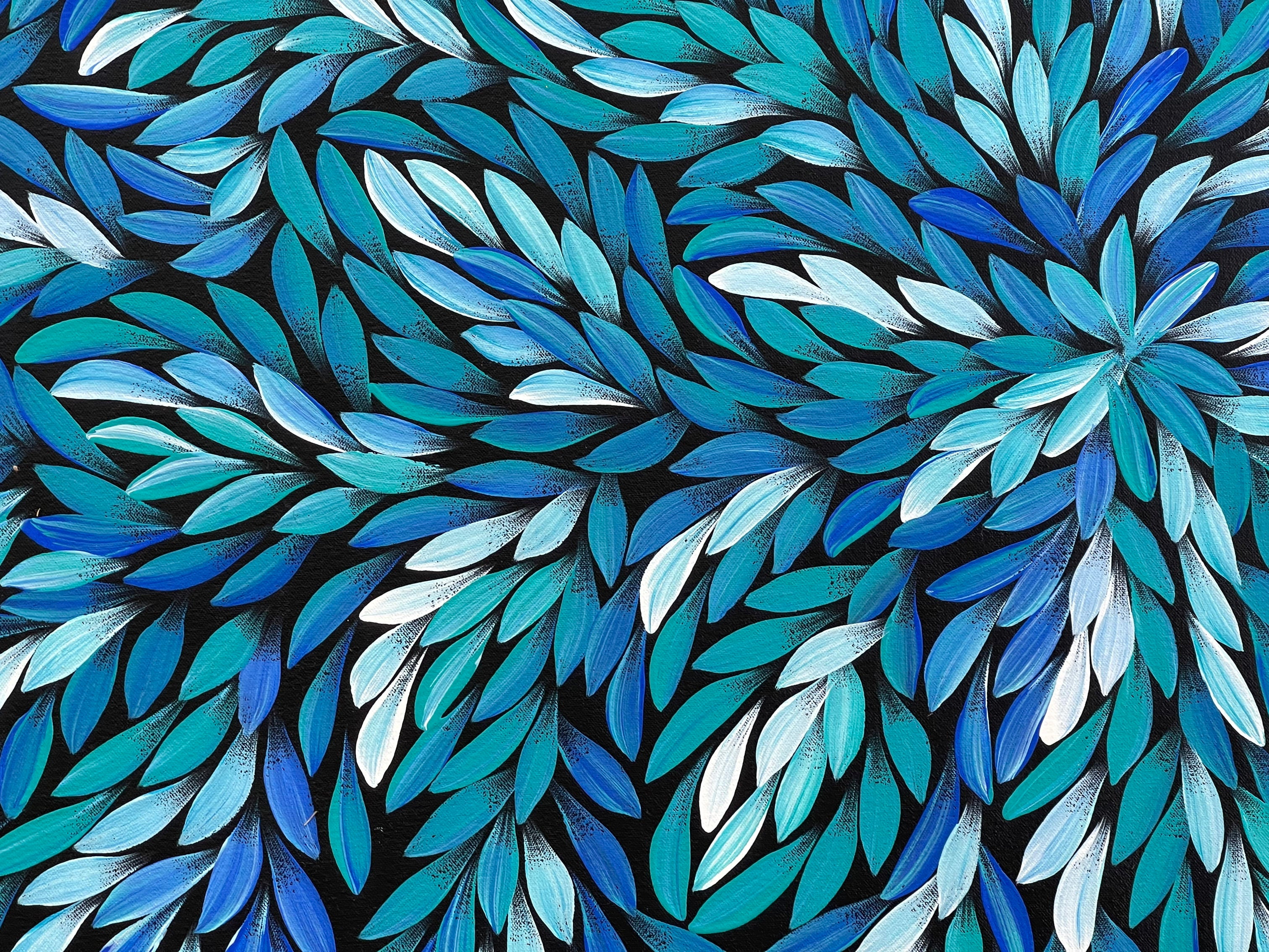 Jacinta Numina - Bush Medicine Leaves - 137x80cm .98-2