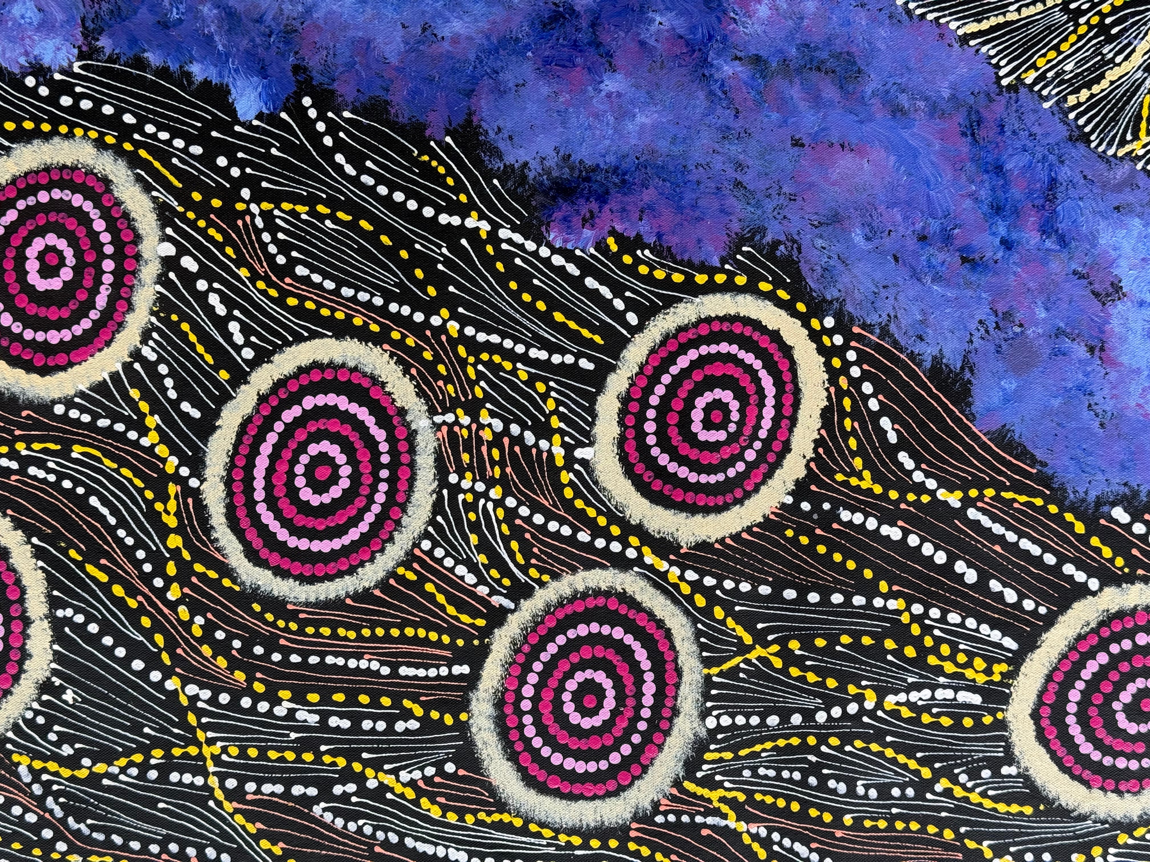 Maria Nampijinpa Brown - Seven Sisters Dreaming .63-8