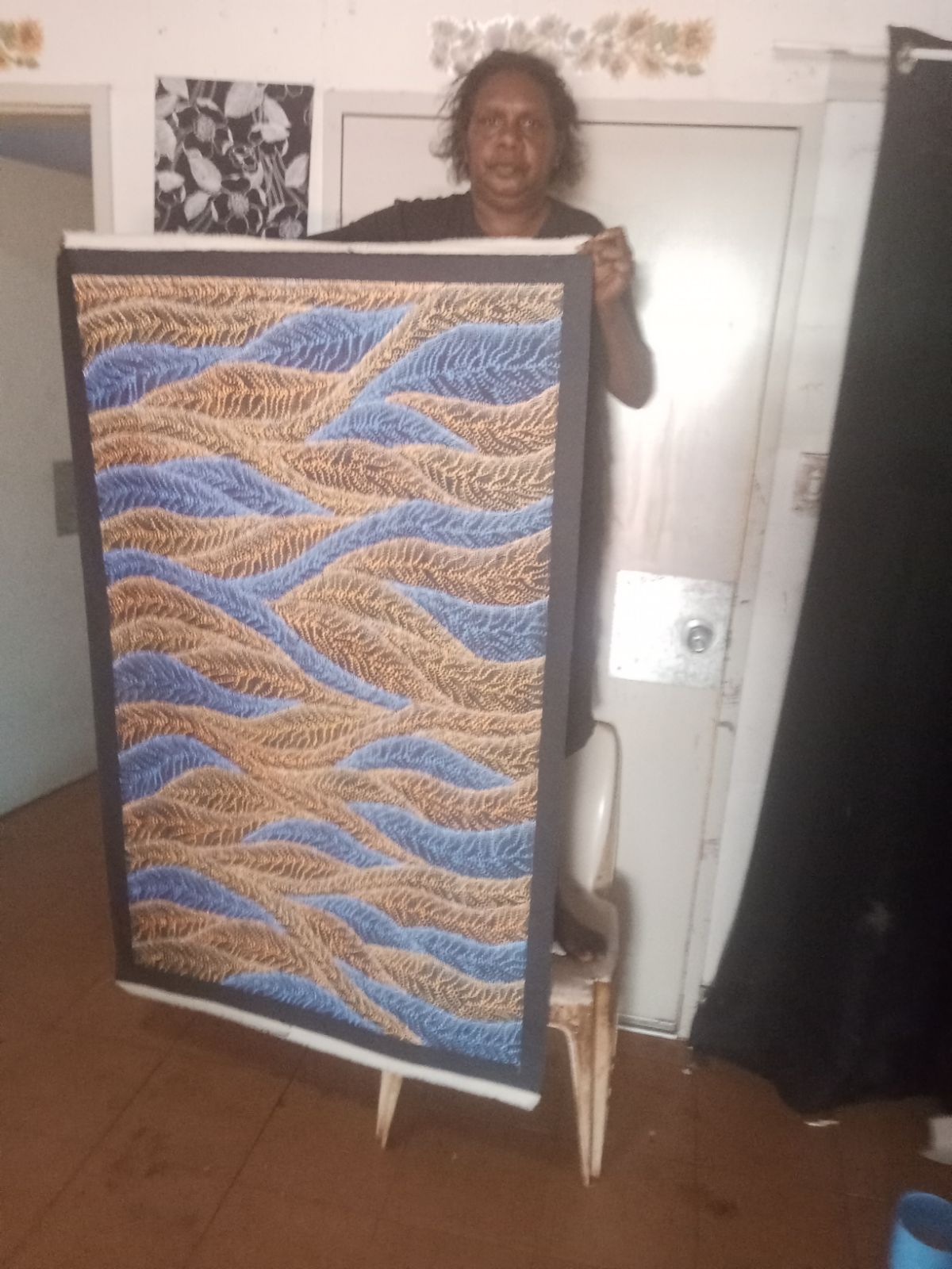 Debbie Nampijinpa Brown - Sand Dunes - 143x90cm .29-2