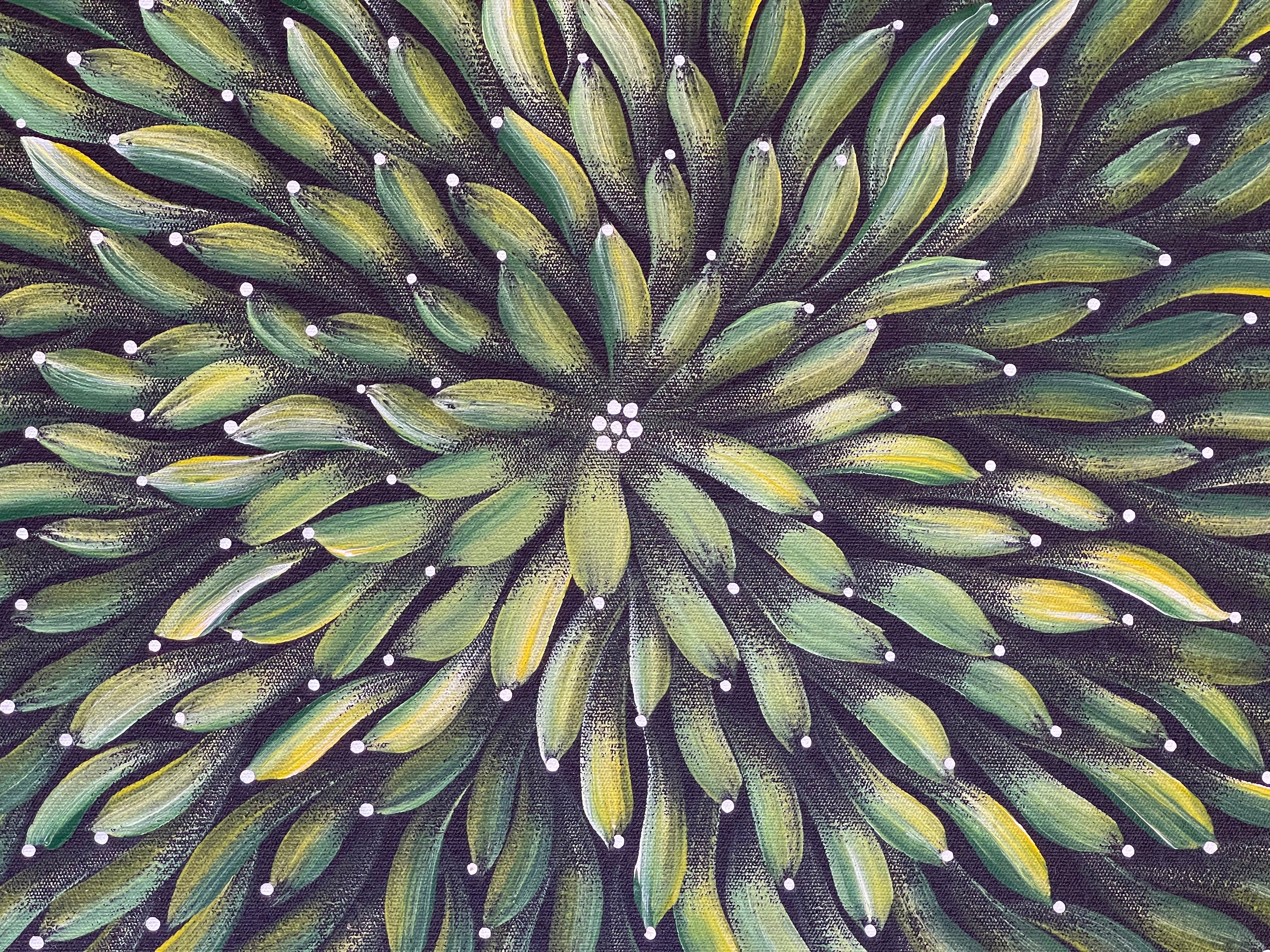 Maryanne Gibson - Bush Medicine Bush Seeds - 119x50cm 56-11