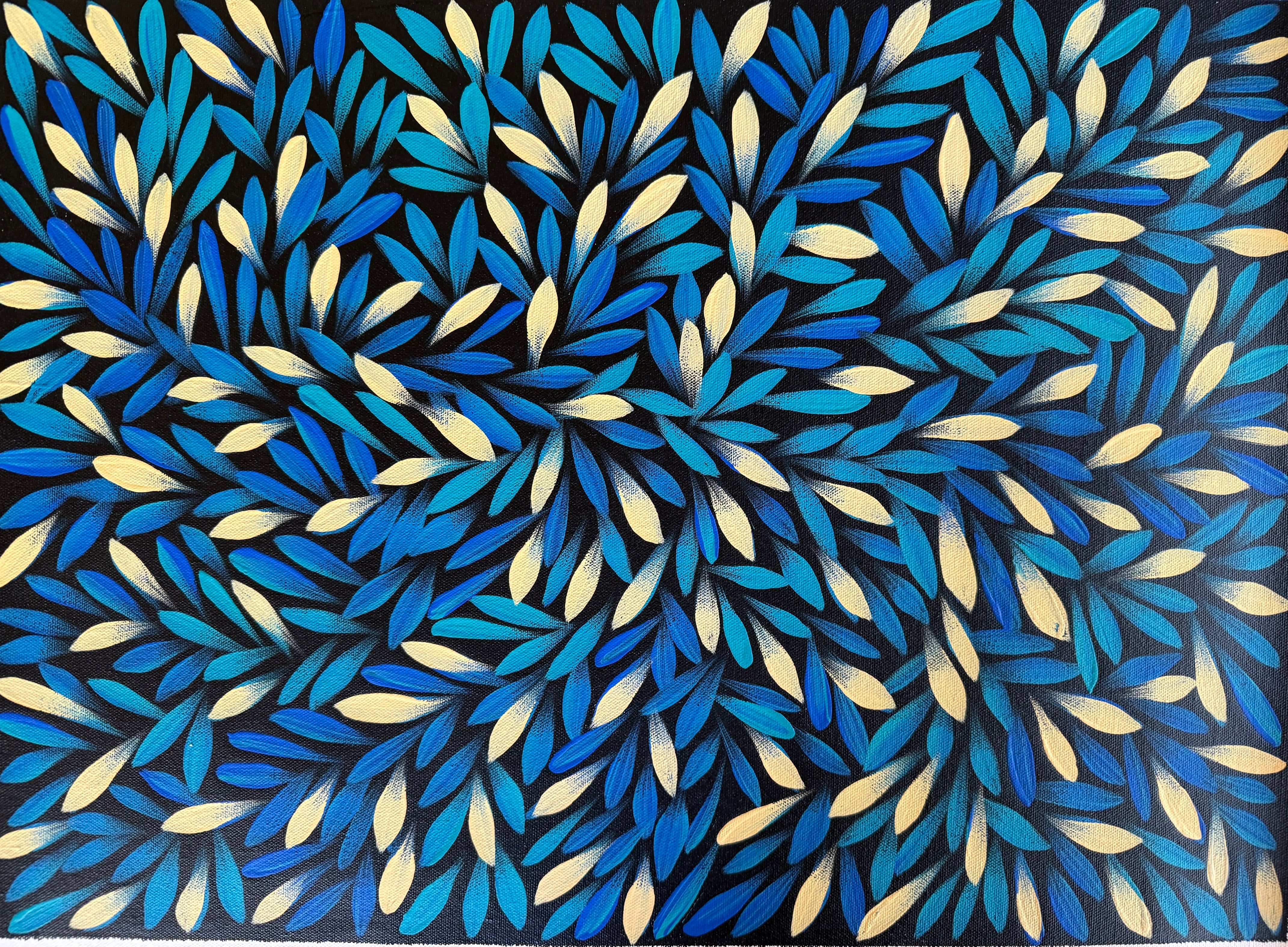 Sharon Numina - Bush Medicine Leaves - 55x40cm .14-22