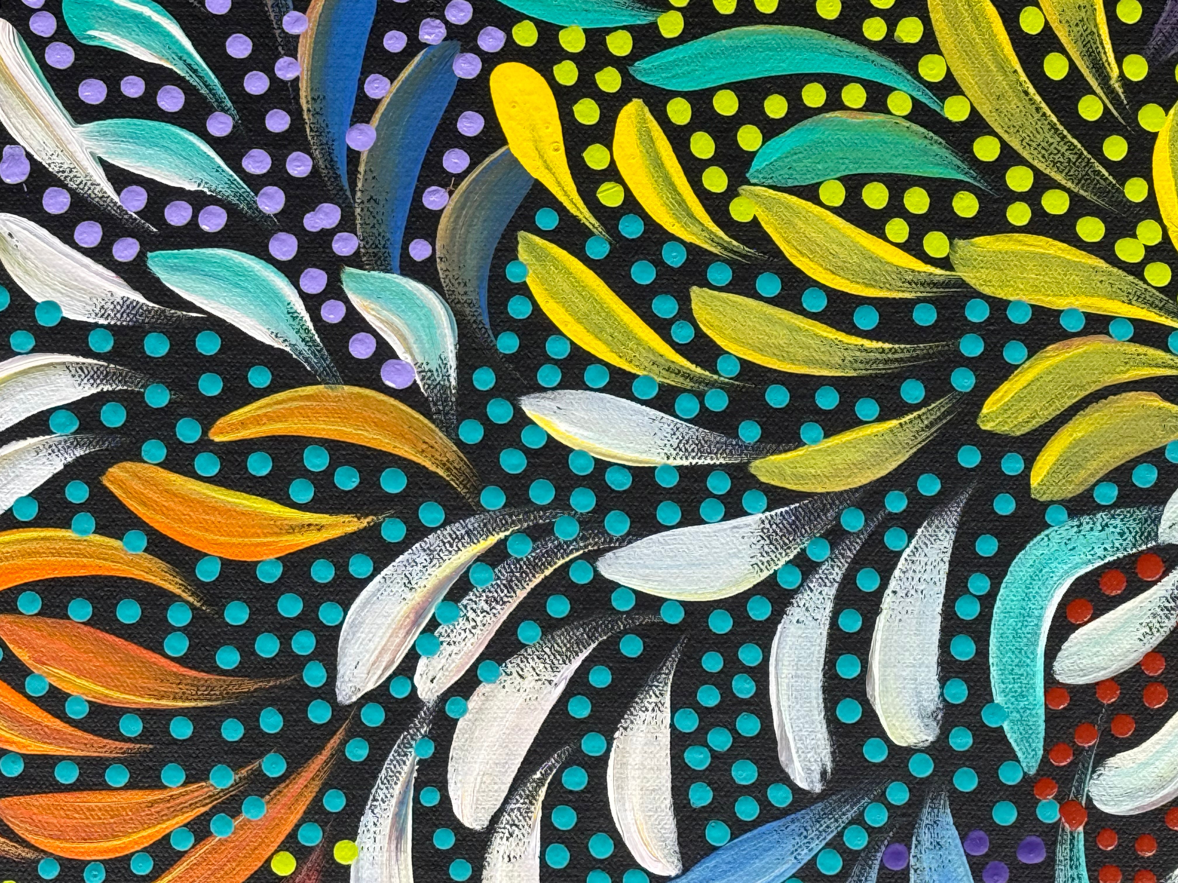 Caroline Numina - Seeded Bush Medicine Leaves .87-3