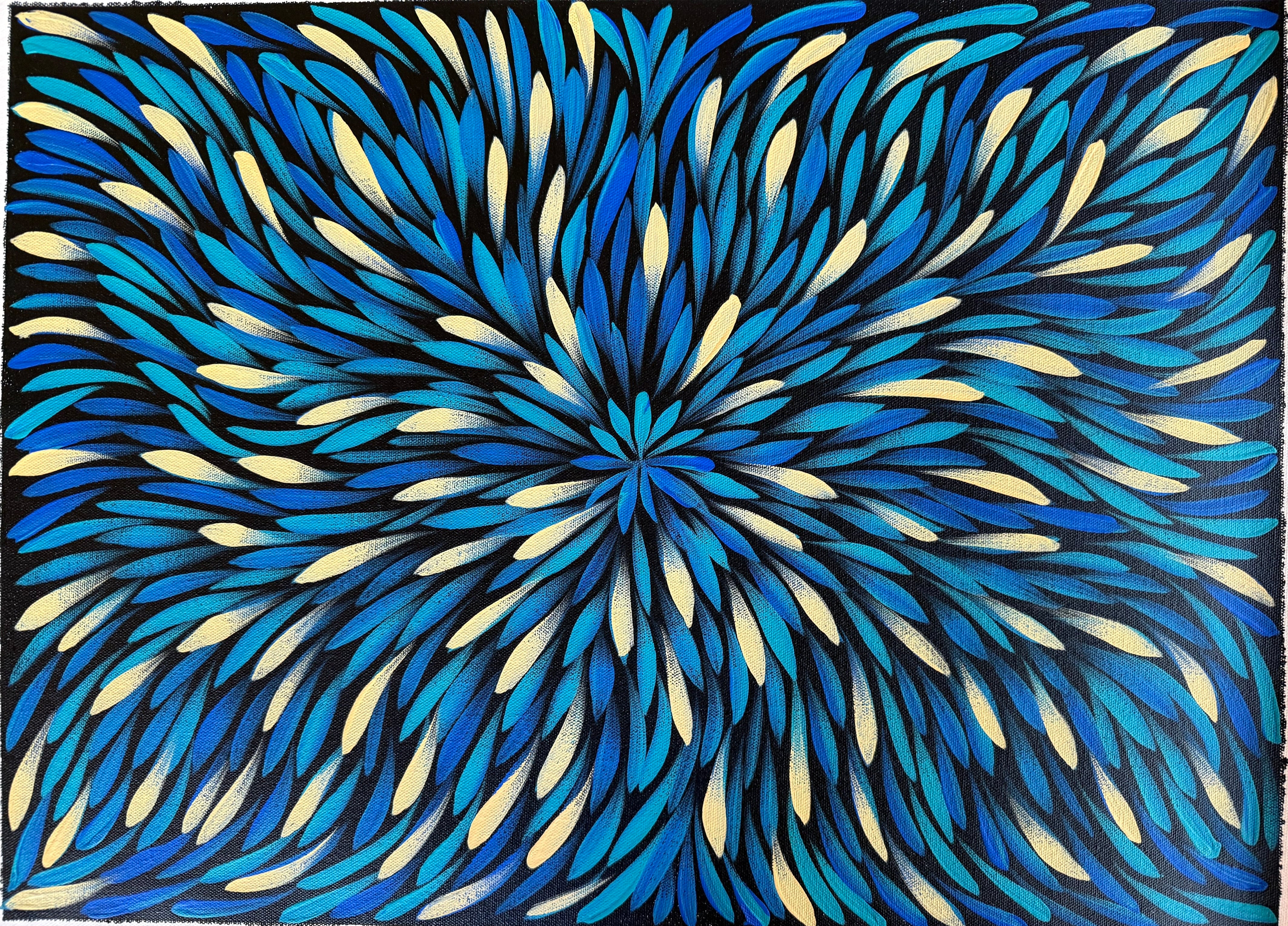 Sharon Numina - Bush Medicine Leaves - 55x40cm .14-27