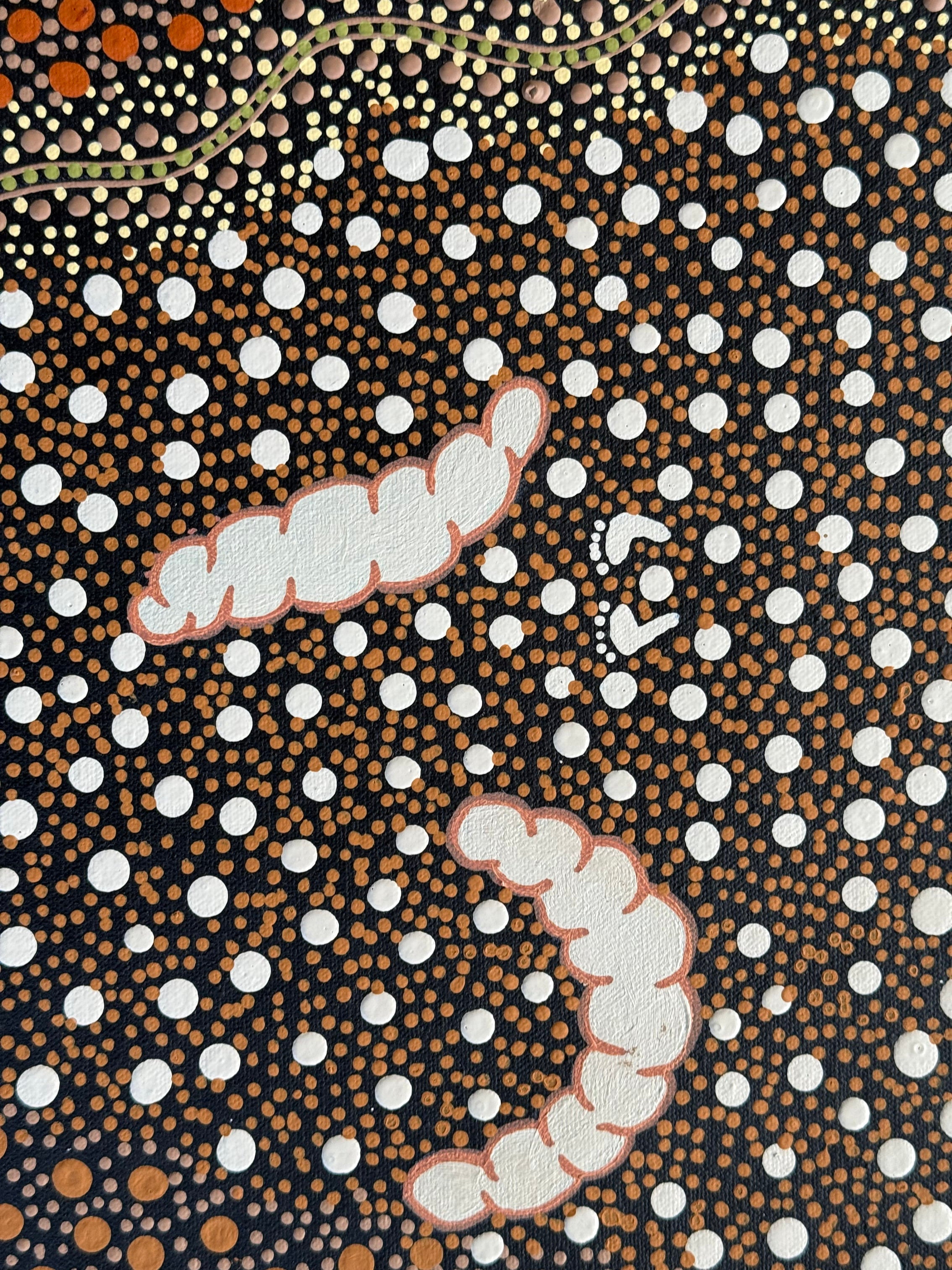 Deidre Burgoyne Rosier - Women Gathering Witchetty Grubs to Eat  .04-7