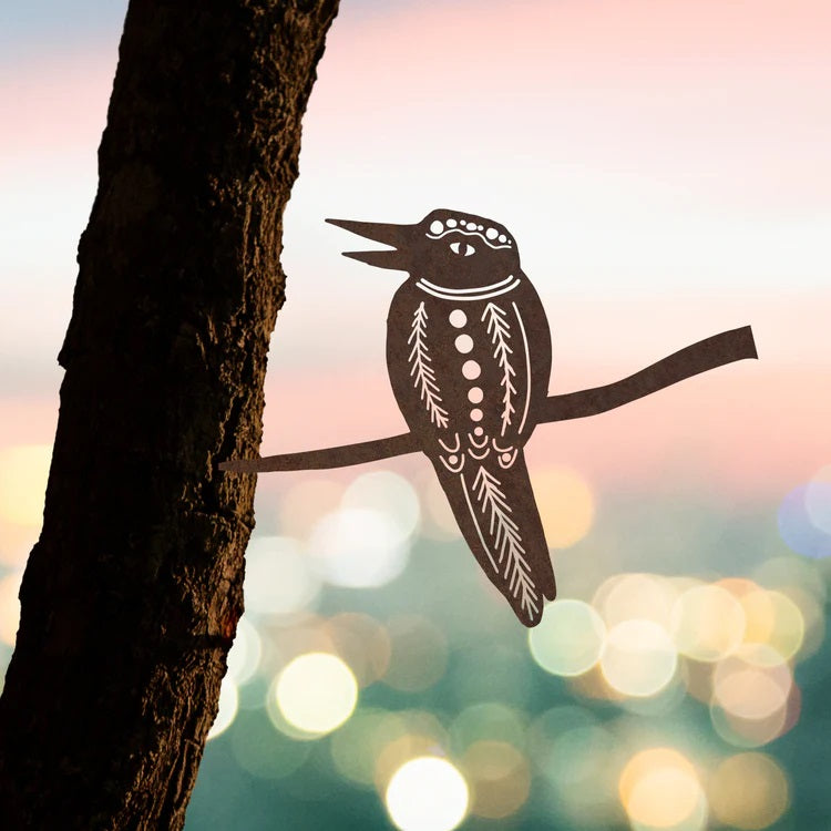 Metal Outdoor Art - Melanie Hava - Kookaburra