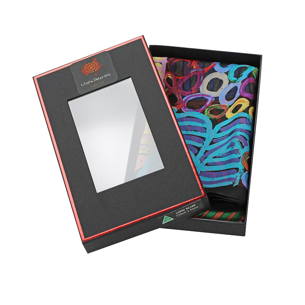 Silk Scarf - Betty Mbitjana - Multi