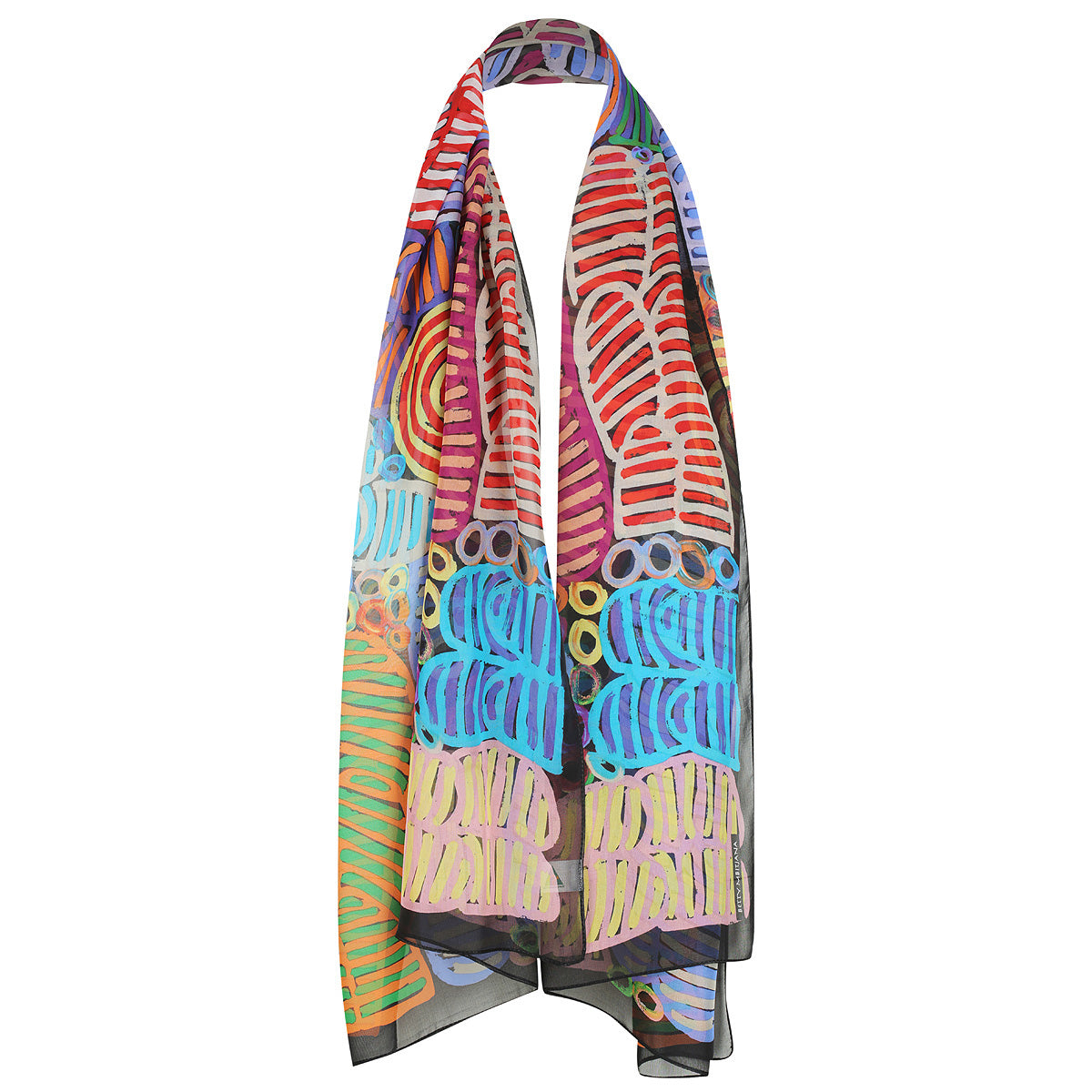Silk Scarf - Betty Mbitjana - Multi
