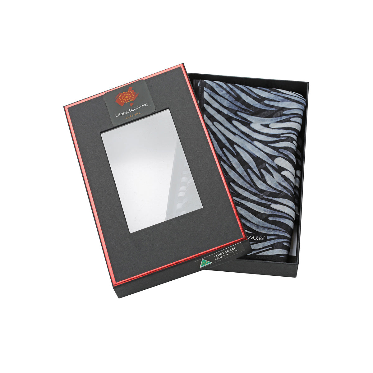 Silk Scarf - Jeannie Petyarre - Black