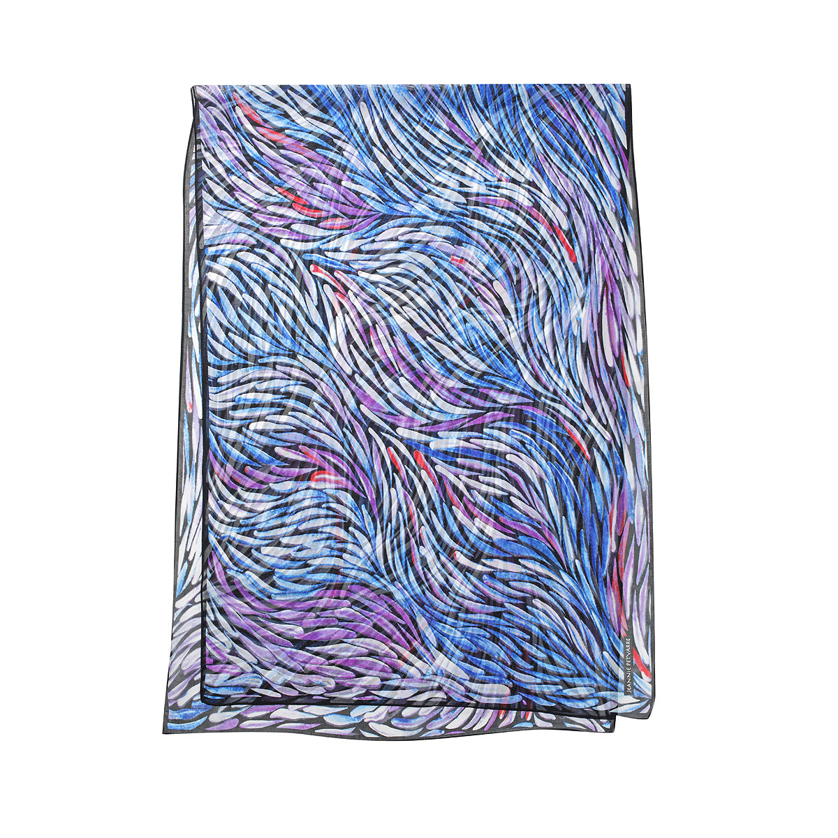 Silk Scarf - Jeannie Petyarre - Purple