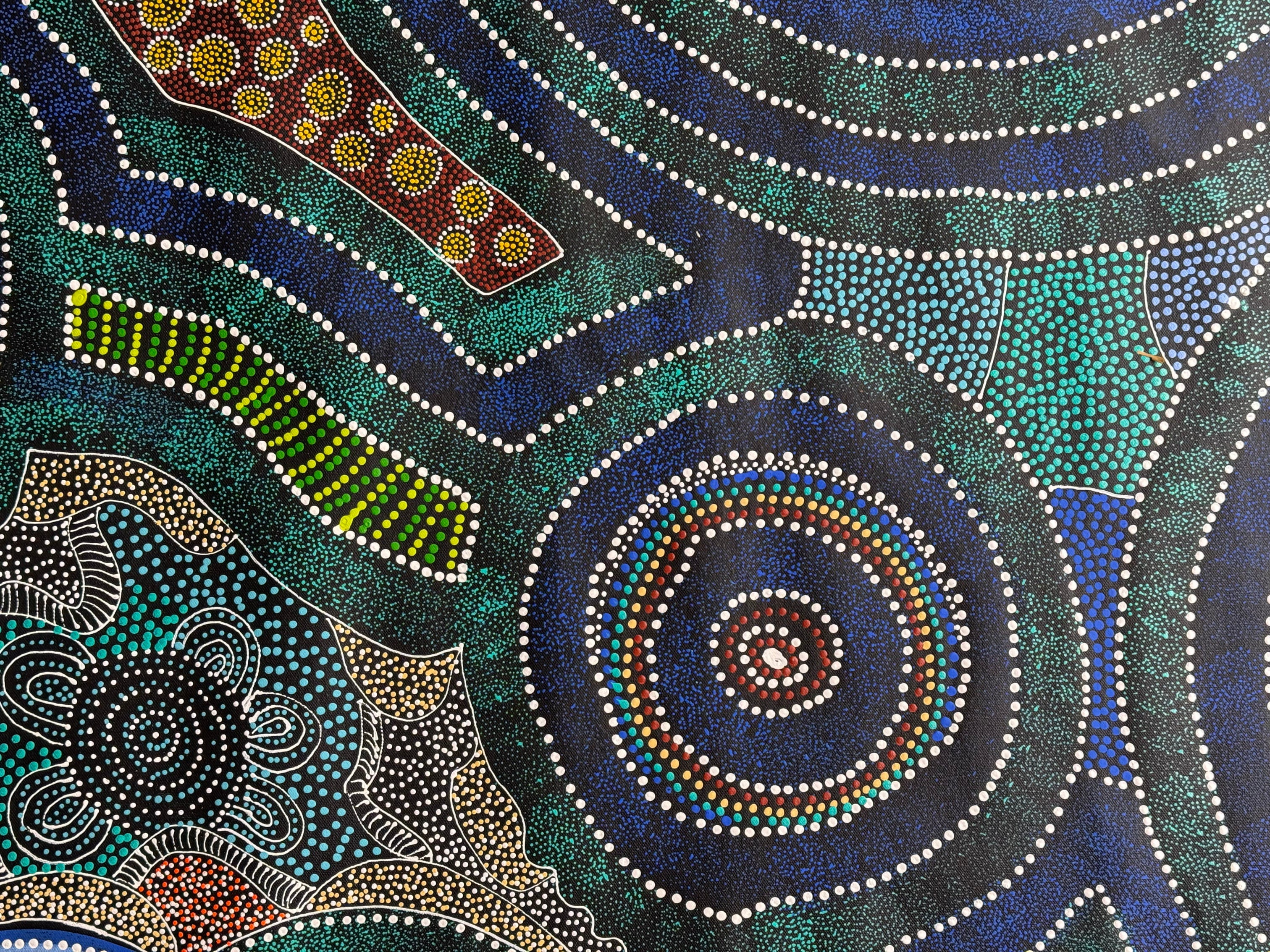 Caroline Numina - Lizard Story (My Country) - 150x91cm .36-7