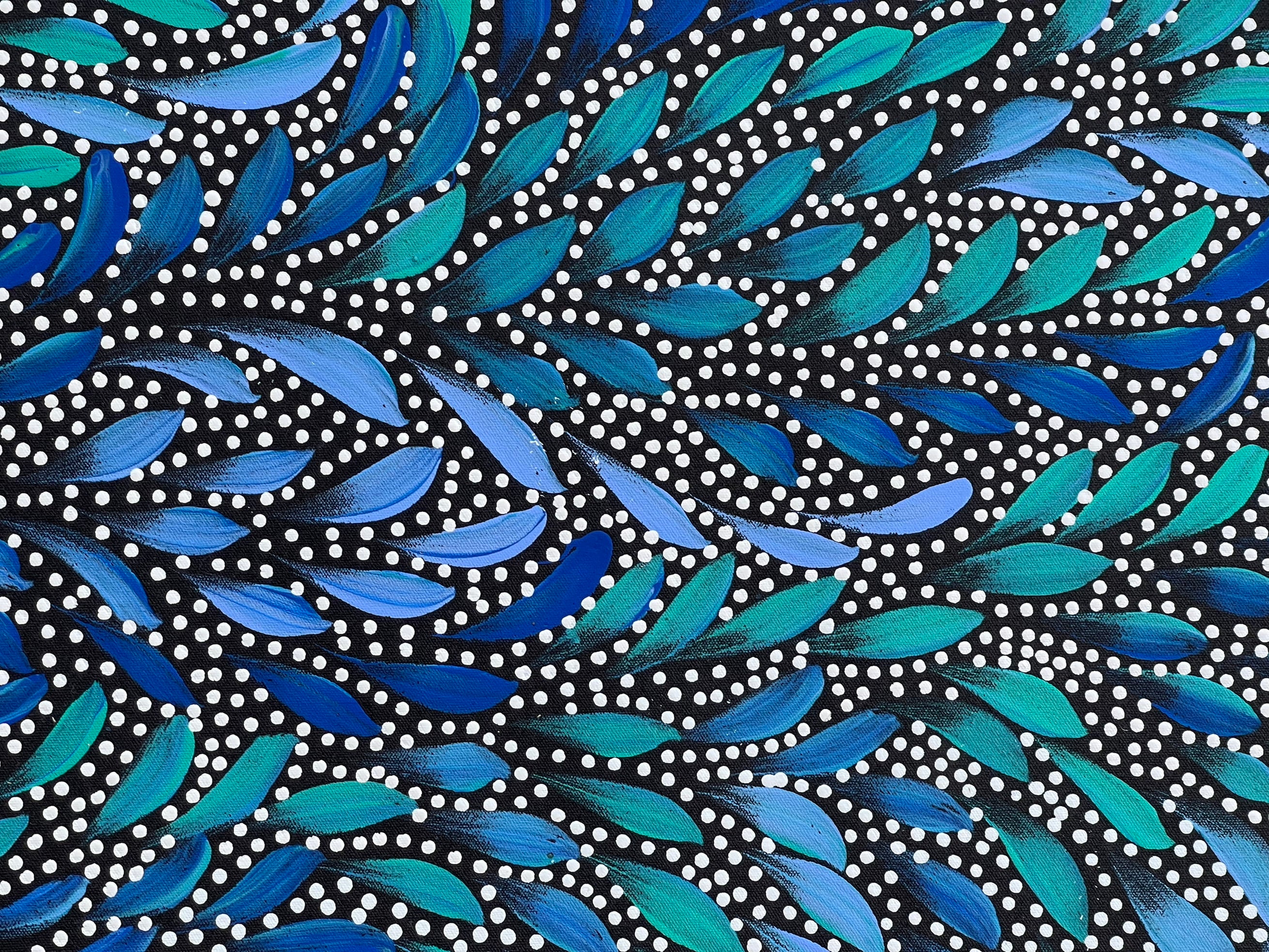 Caroline Numina - Seeded Bush Medicine Leaves - 50x94cm .88-6