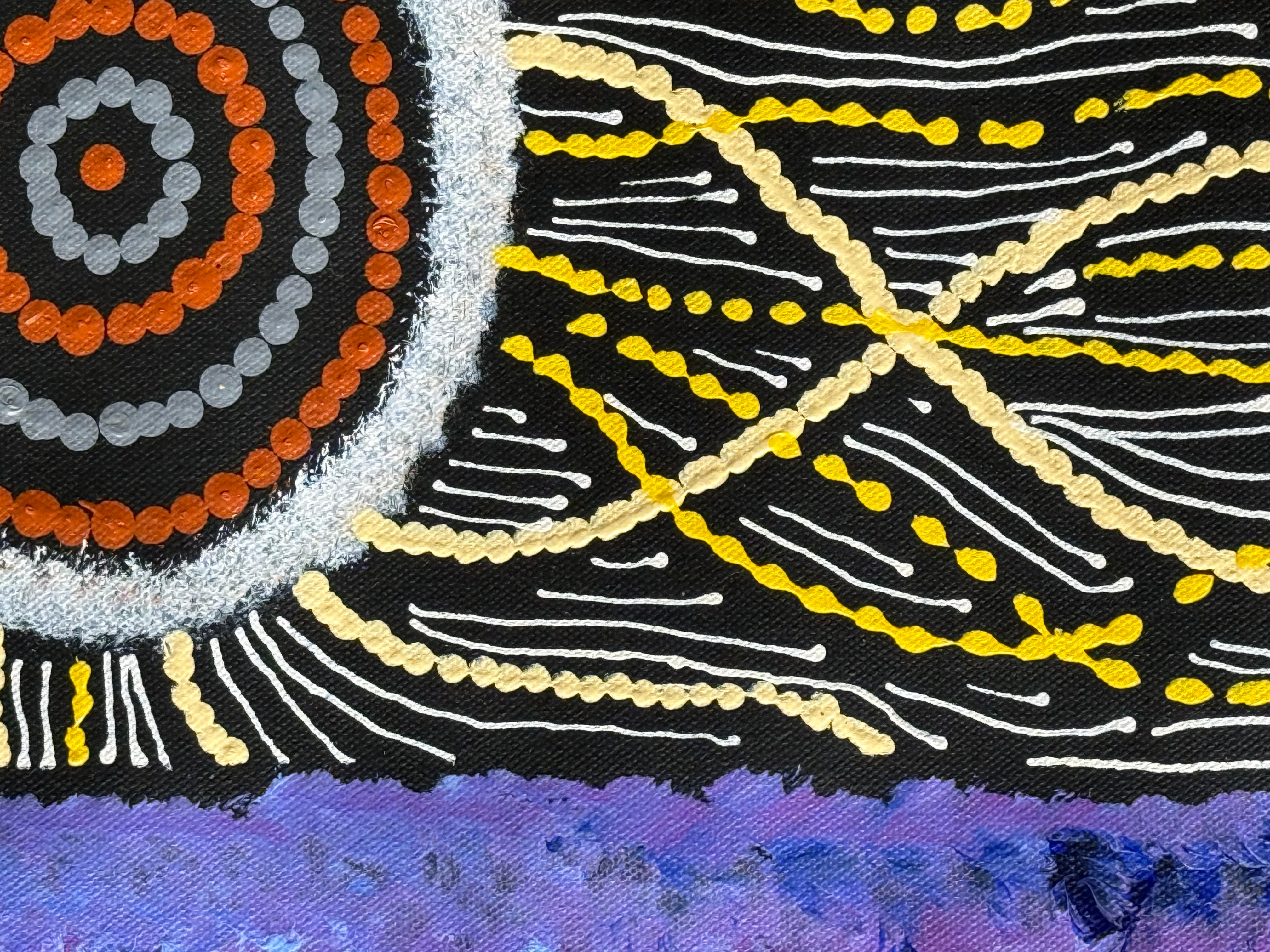 Maria Nampijinpa Brown - Seven Sisters Dreaming .63-5