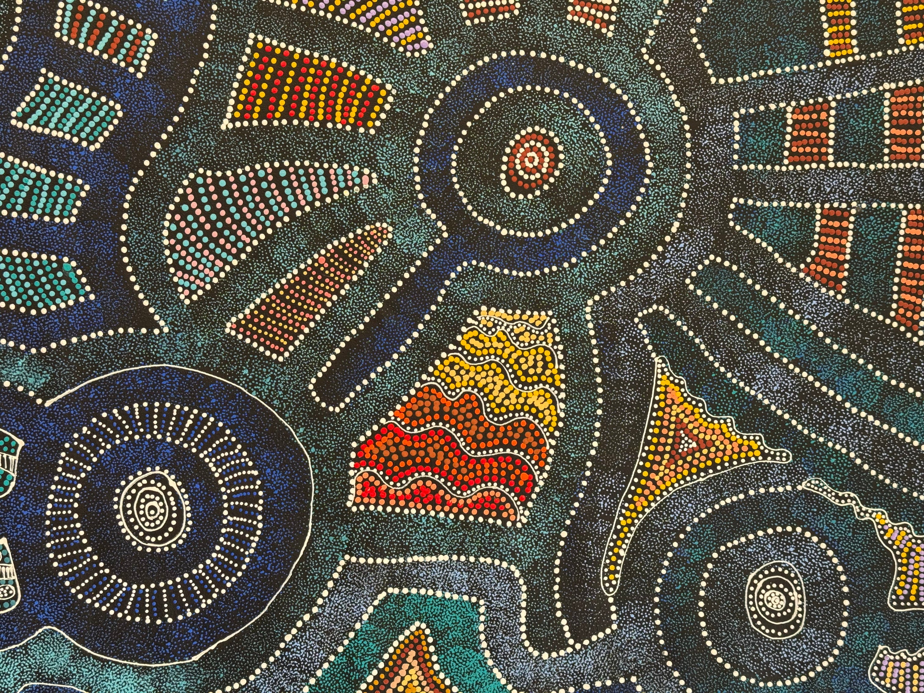 Caroline Numina - Thorny Lizard Dreaming - 155x91cm .10-33