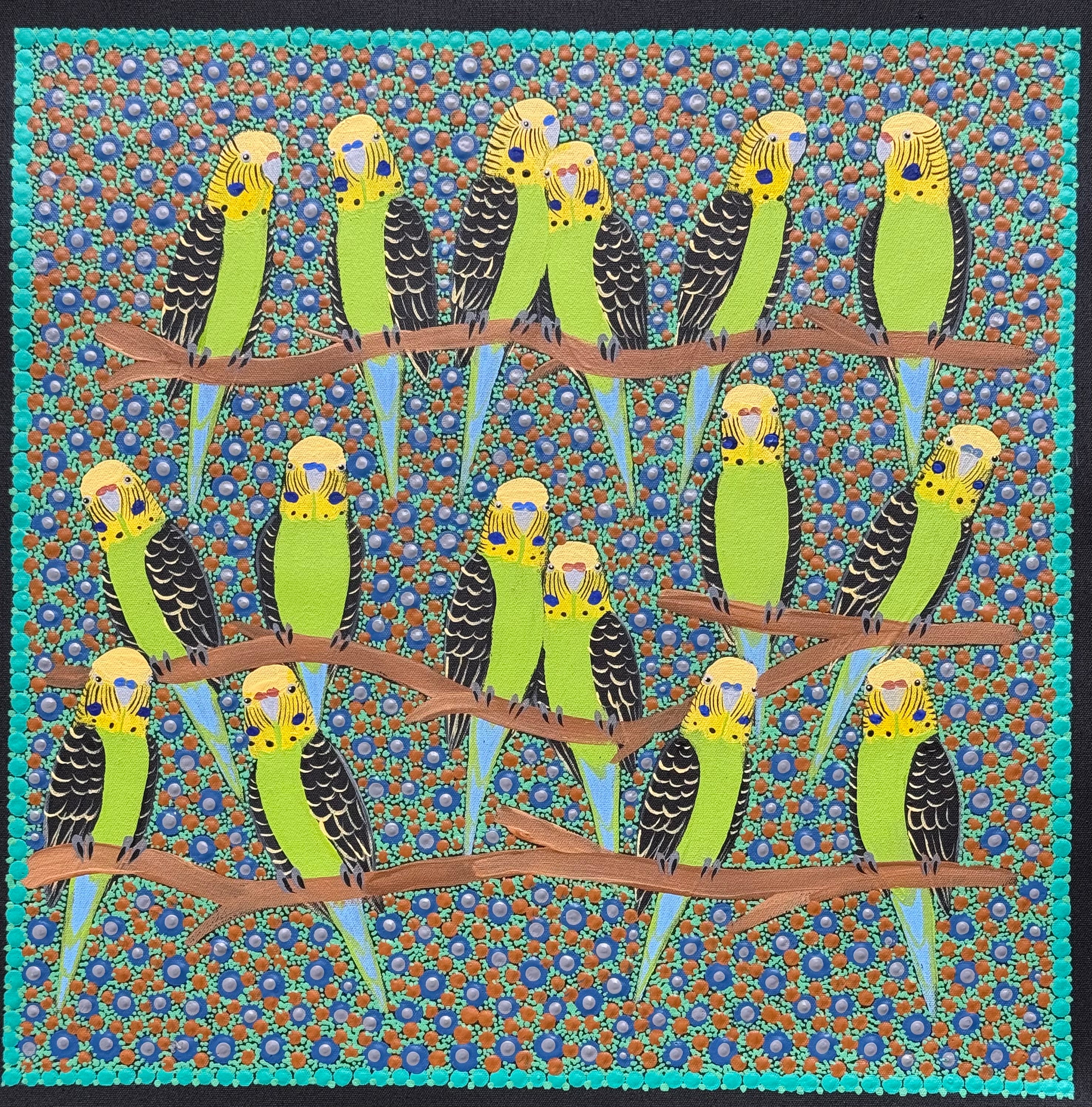 Kathleen Buzzacott - Red Tail Black Cockatoos .88-17