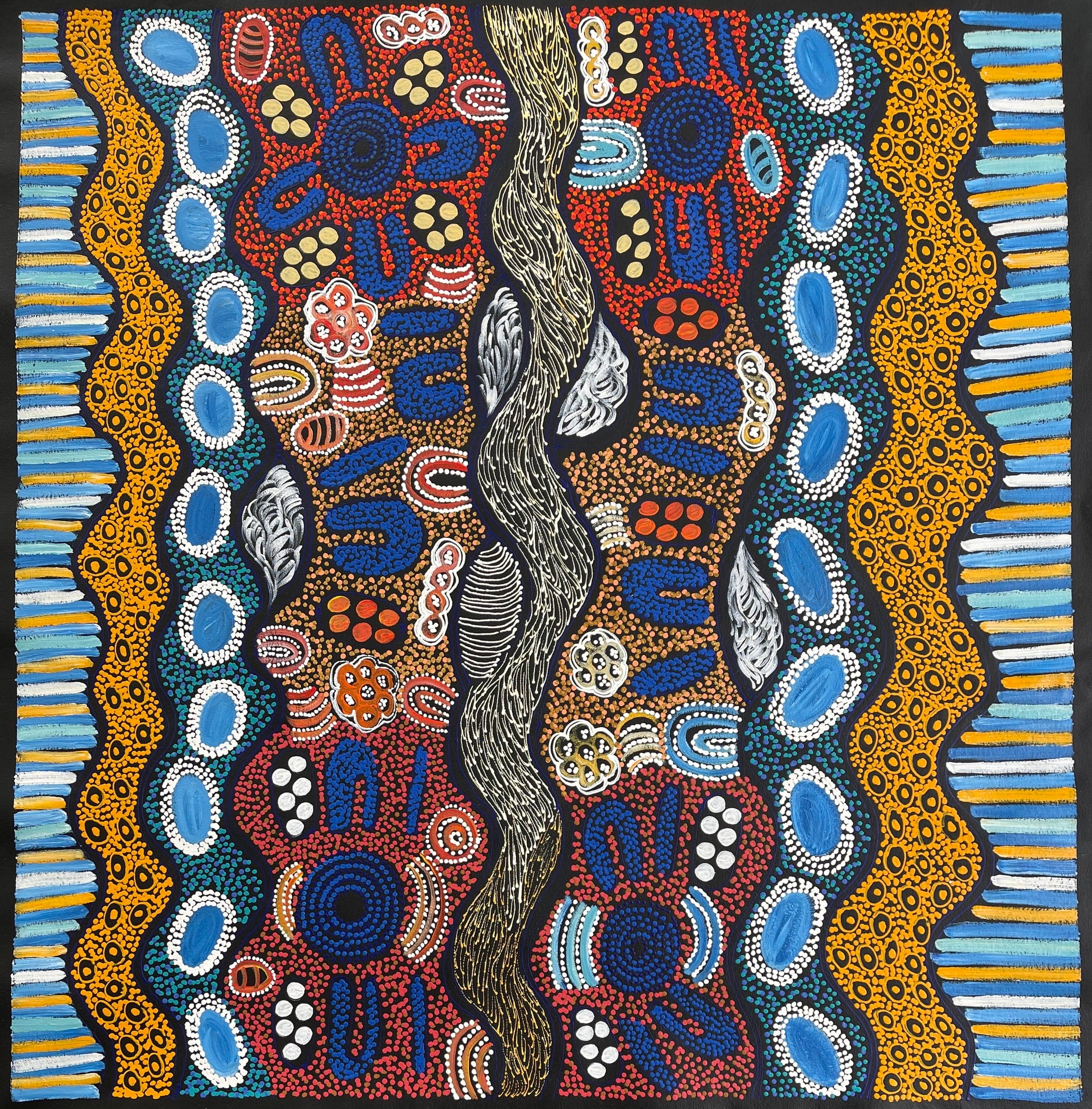 Lanita Numina - Women Collecting Bushtucker - 93x97cm .56-13