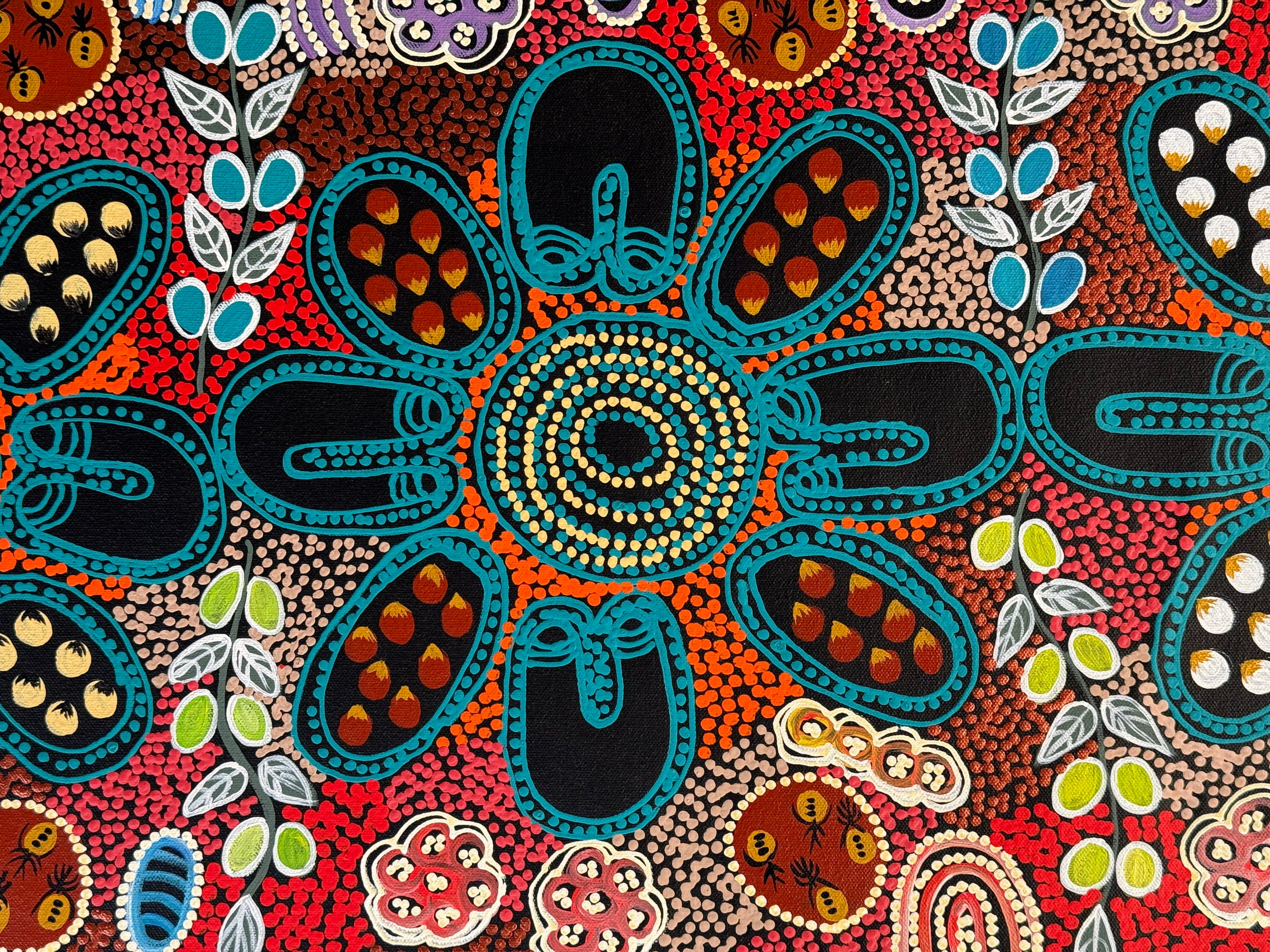 Lanita Numina - Women Collect Bush Tuckers - 45x99cm .03-2