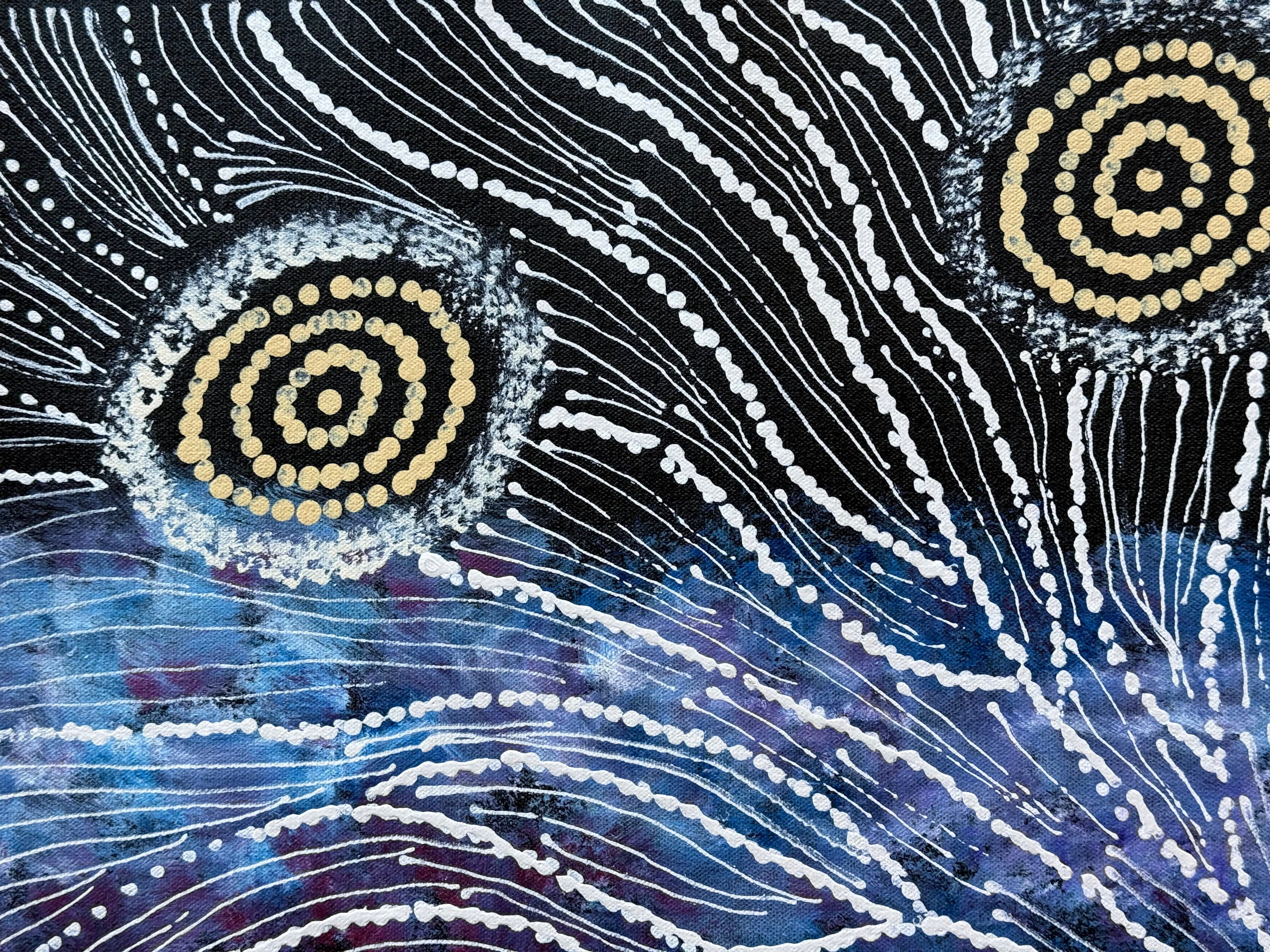 Maria Nampijinpa Brown - Seven Sisters Dreaming - 149x42cm .35-7