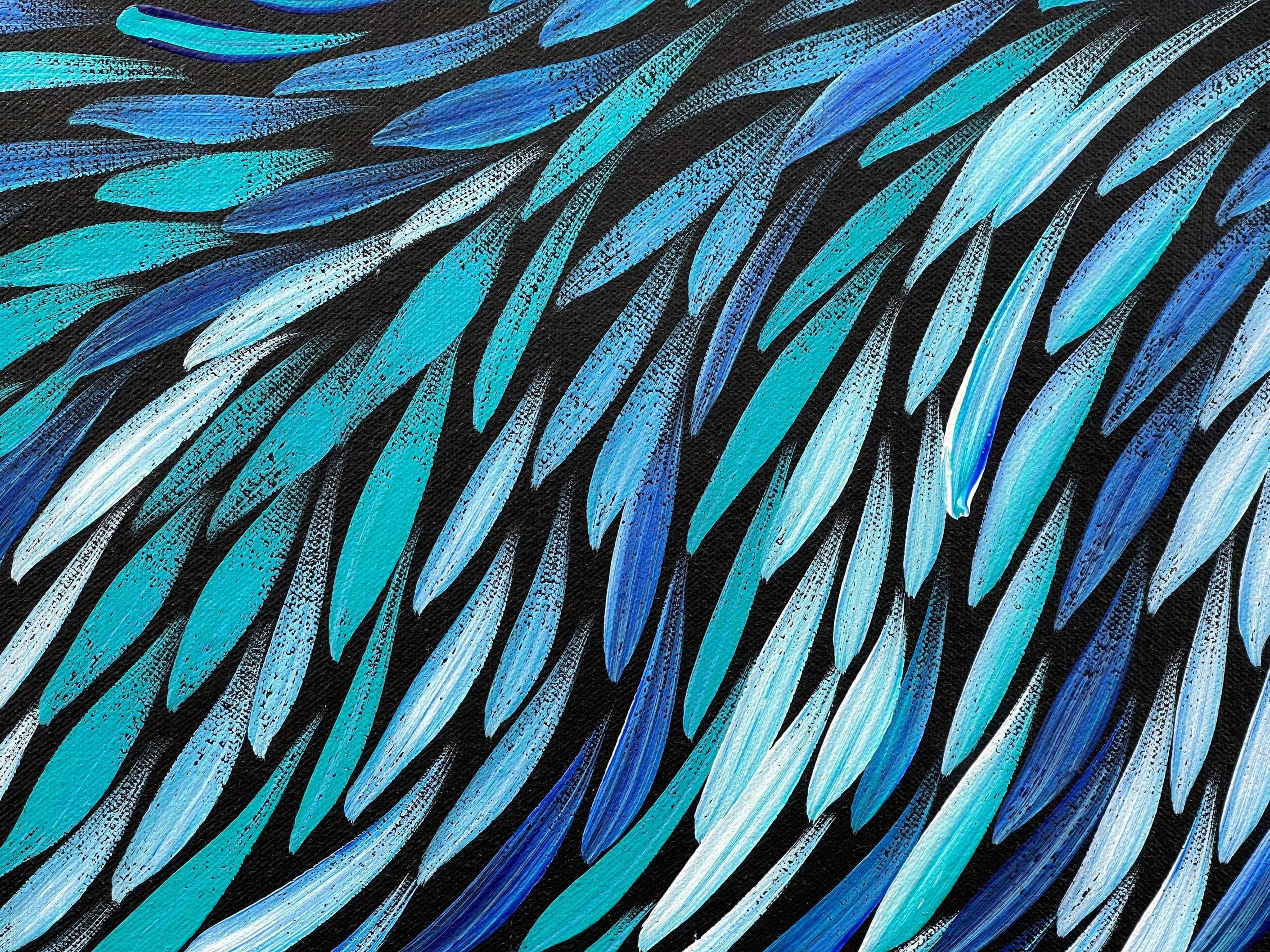 Sharon Numina - Bush Medicine Leaves - 129x91cm .20-11