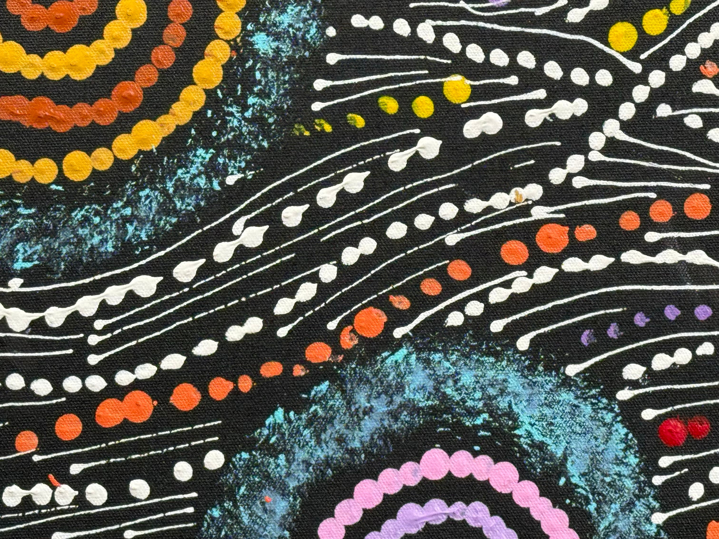Maria Nampijinpa Brown - Seven Sisters Dreaming .63-2