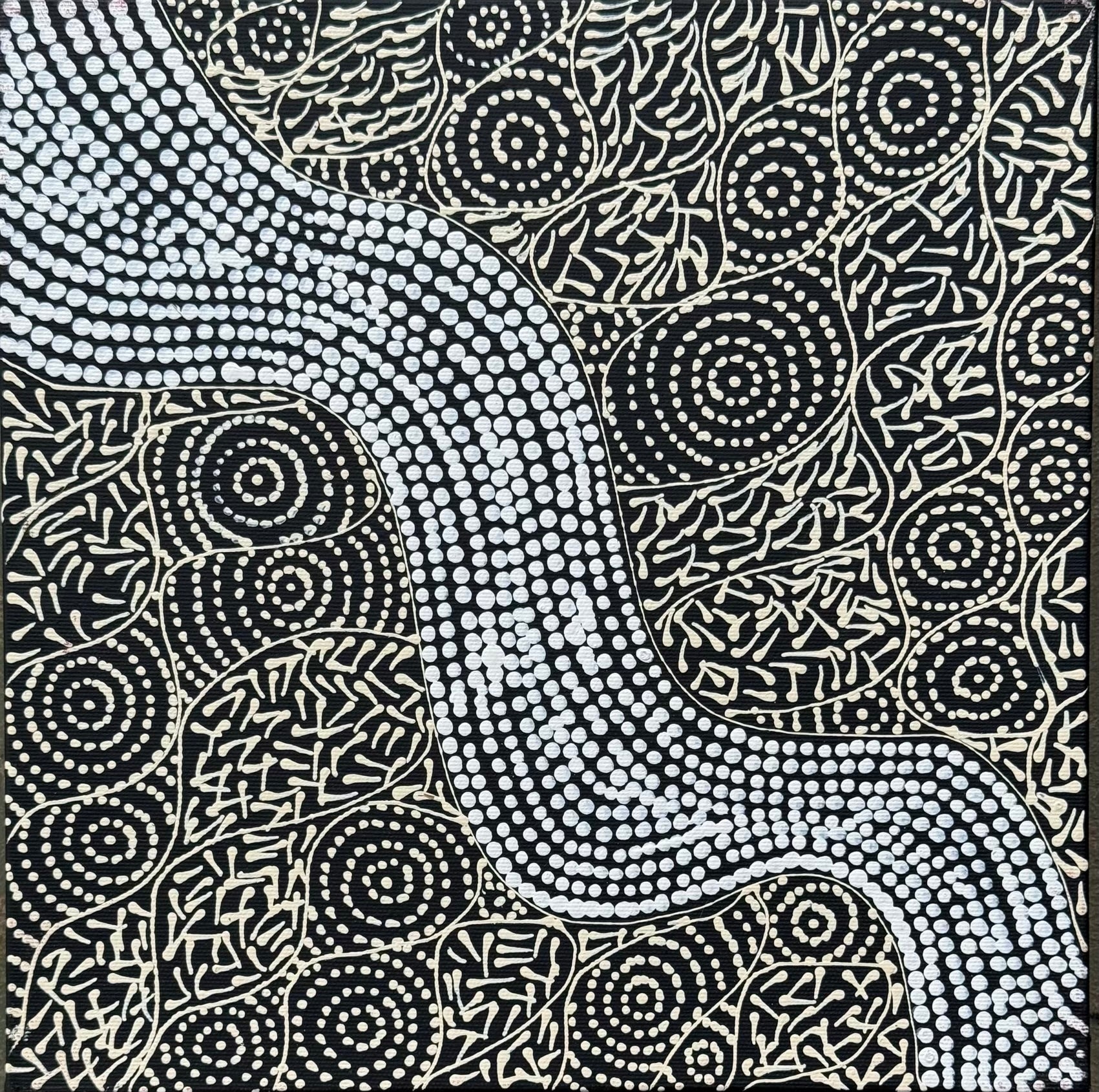 Shanna Napanangka Williams - Napaljarri-warnu Jukurrpa (Seven Sisters Dreaming) - Stretched
