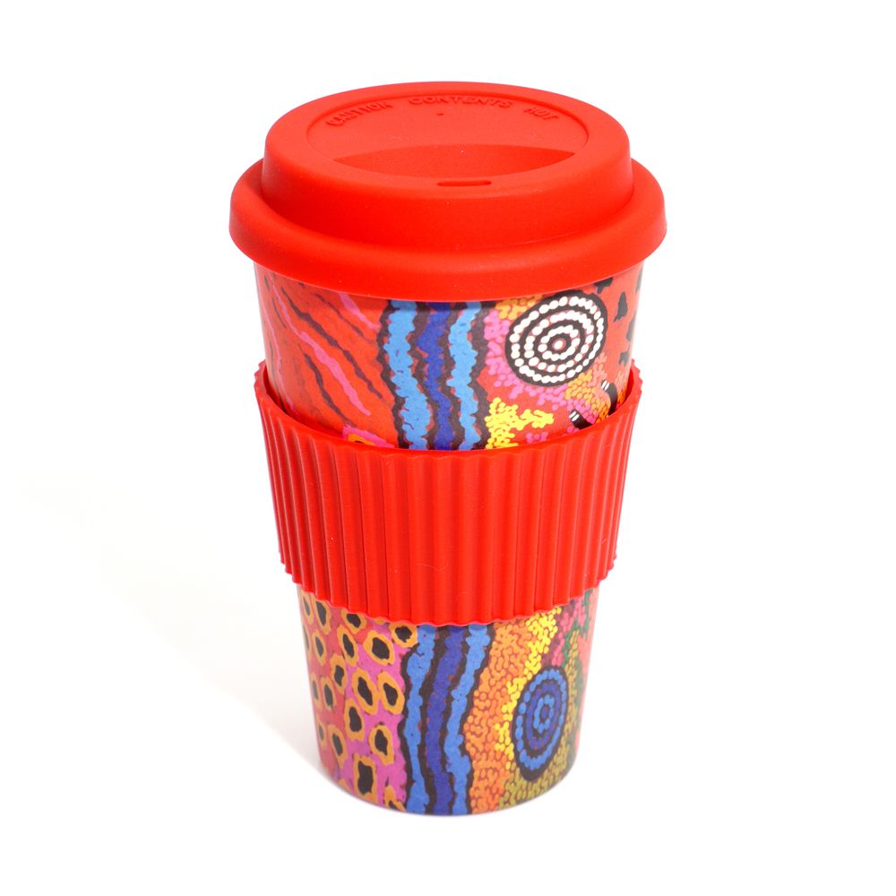 Bamboo Travel Mug - Damien and Yilpi Marks