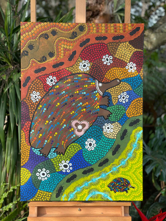 Bindigenous - Bin Sticker - Bigibilla (Echidna)