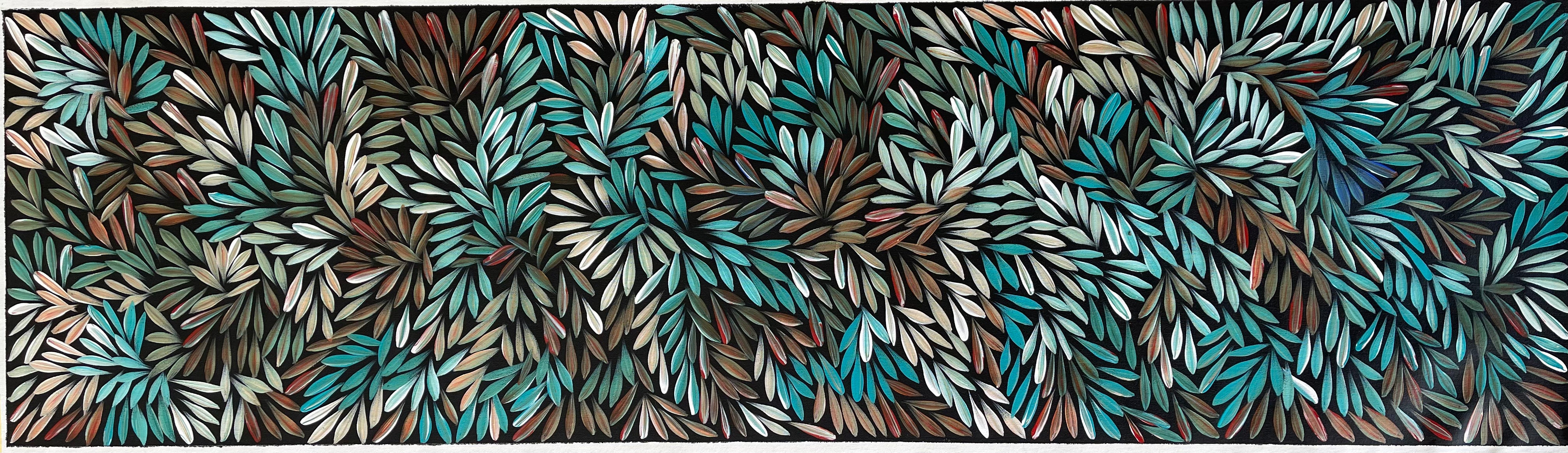 Sharon Numina - Bush Medicine Leaves - 156x44cm .42-3