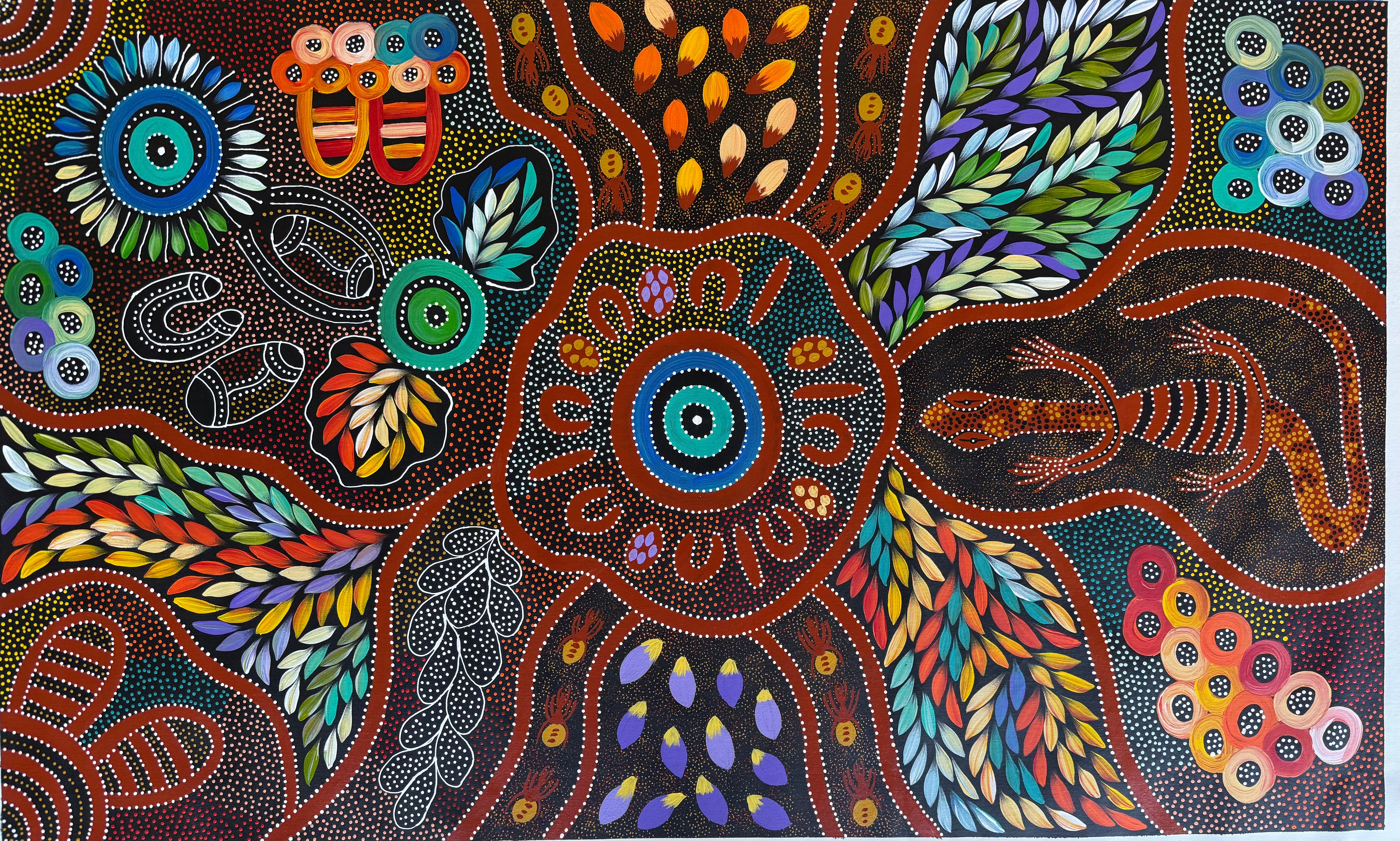 Jacinta Numina Waugh - Women Collecting Bush Tuckers .82