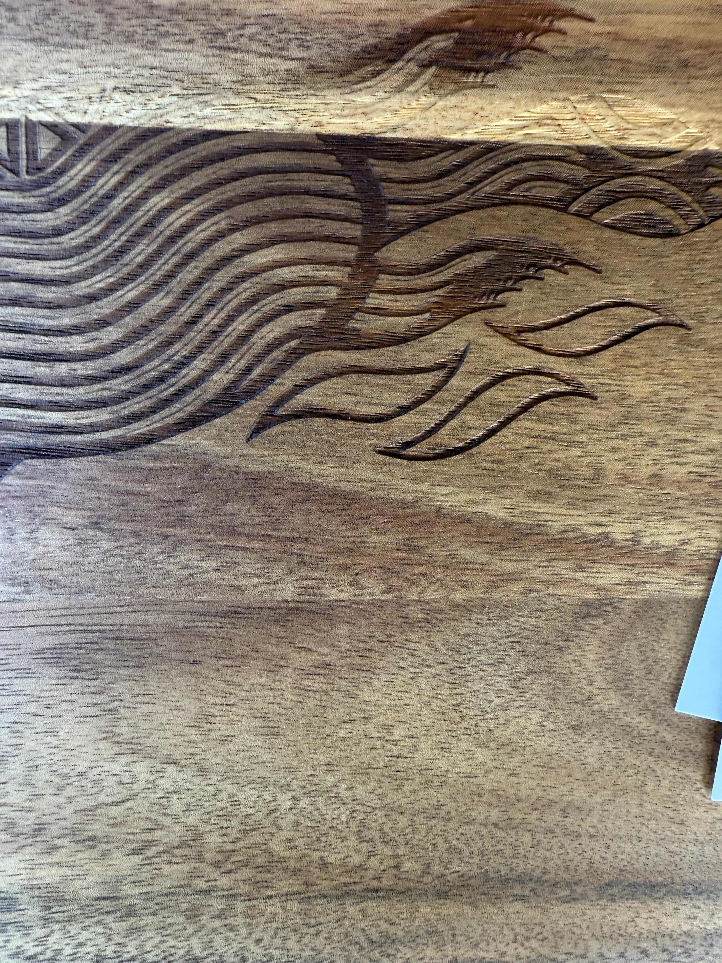 Acacia Small Rectangle Board - Turtle - Mick Harding