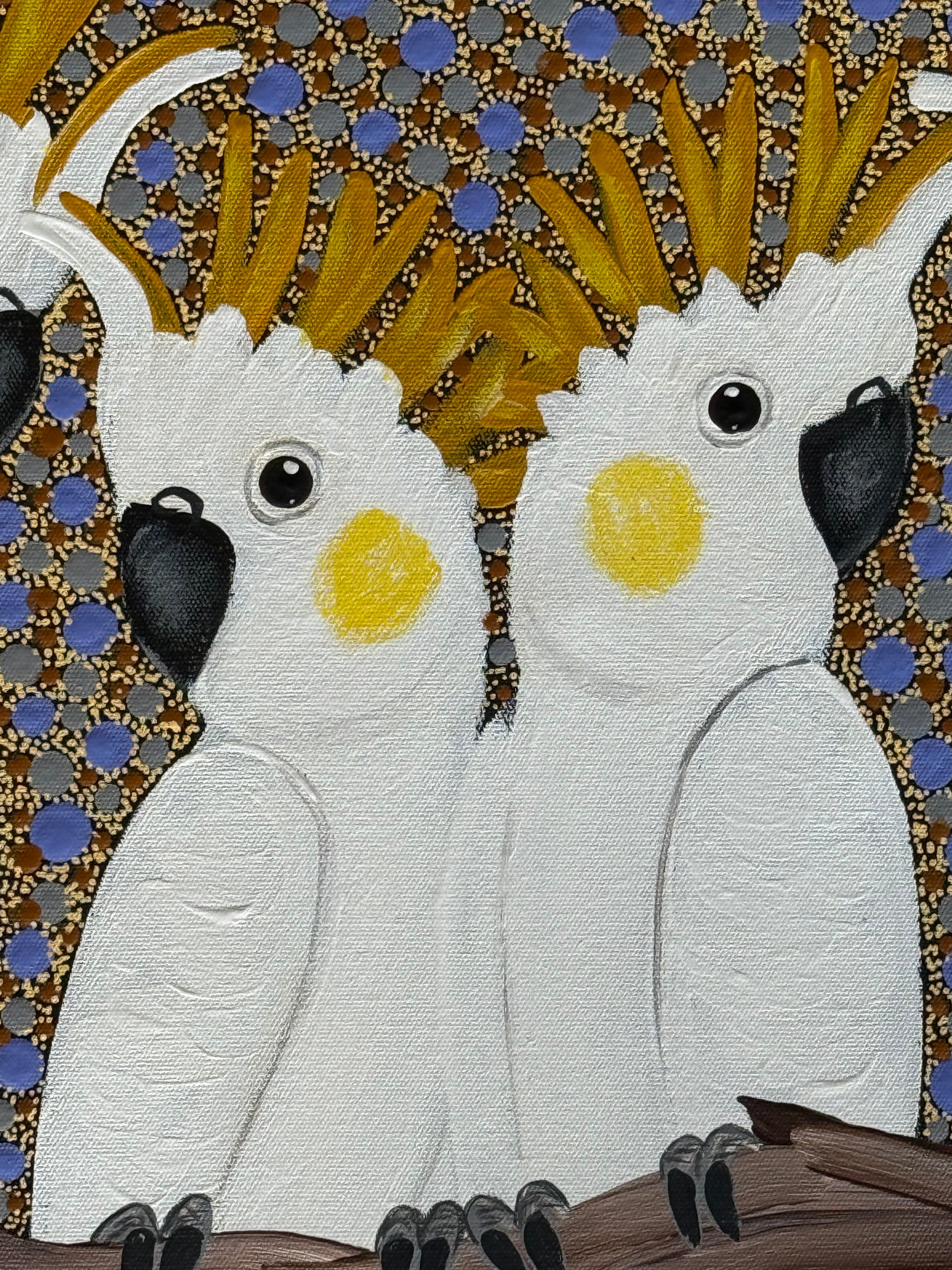 Kathleen Buzzacott - Sulphur Crested Cockatoos .17-12