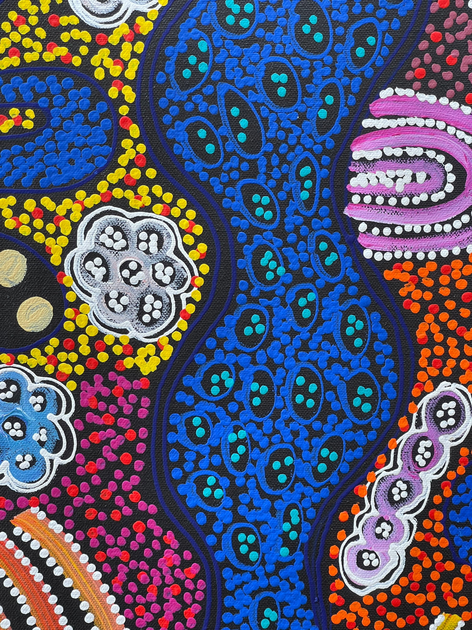 Lanita Numina - My Country Women Collecting Bush Tuckers - 95x96cm .38-4