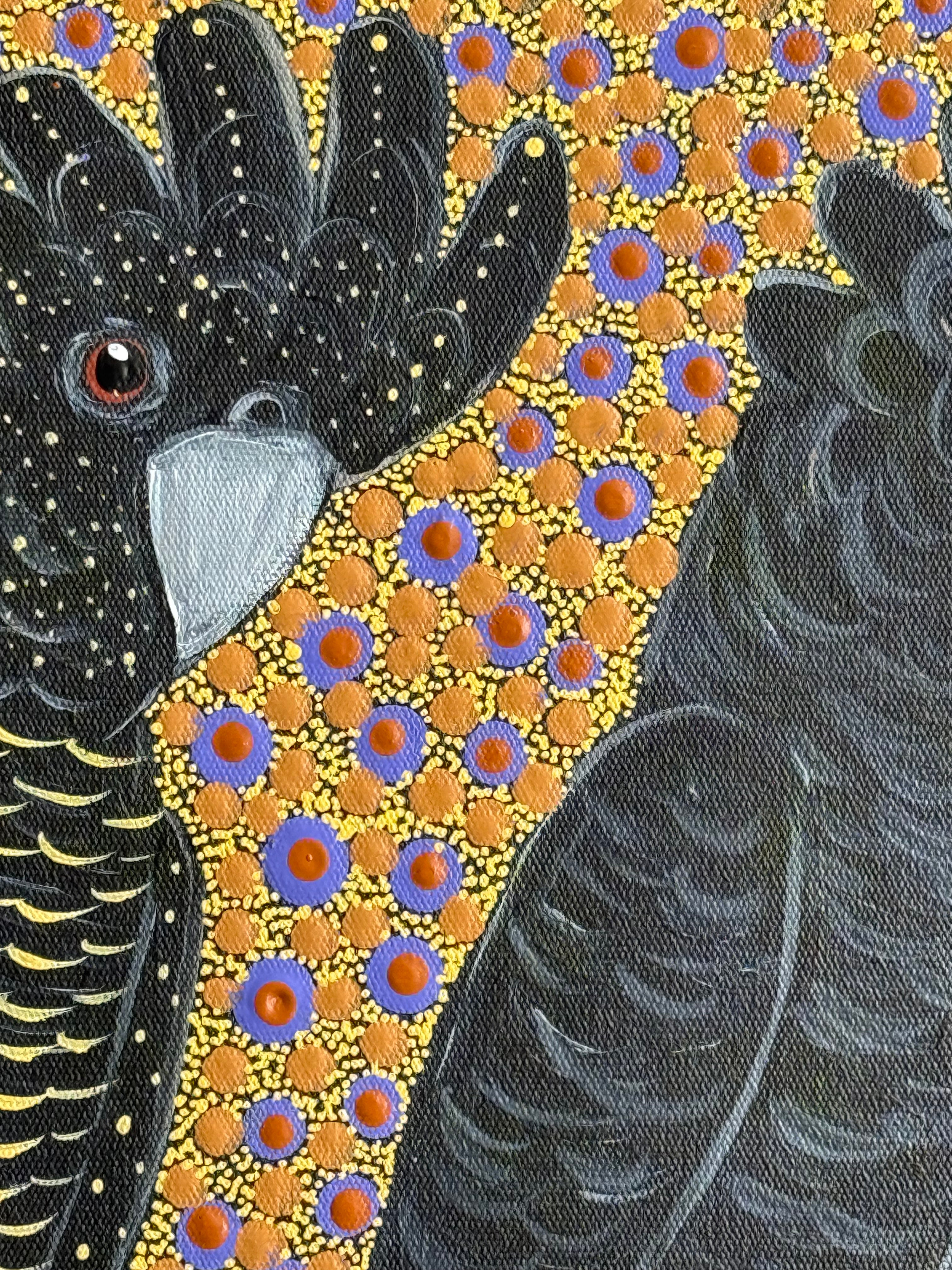 Kathleen Buzzacott - Redtail Black Cockatoos .88-3