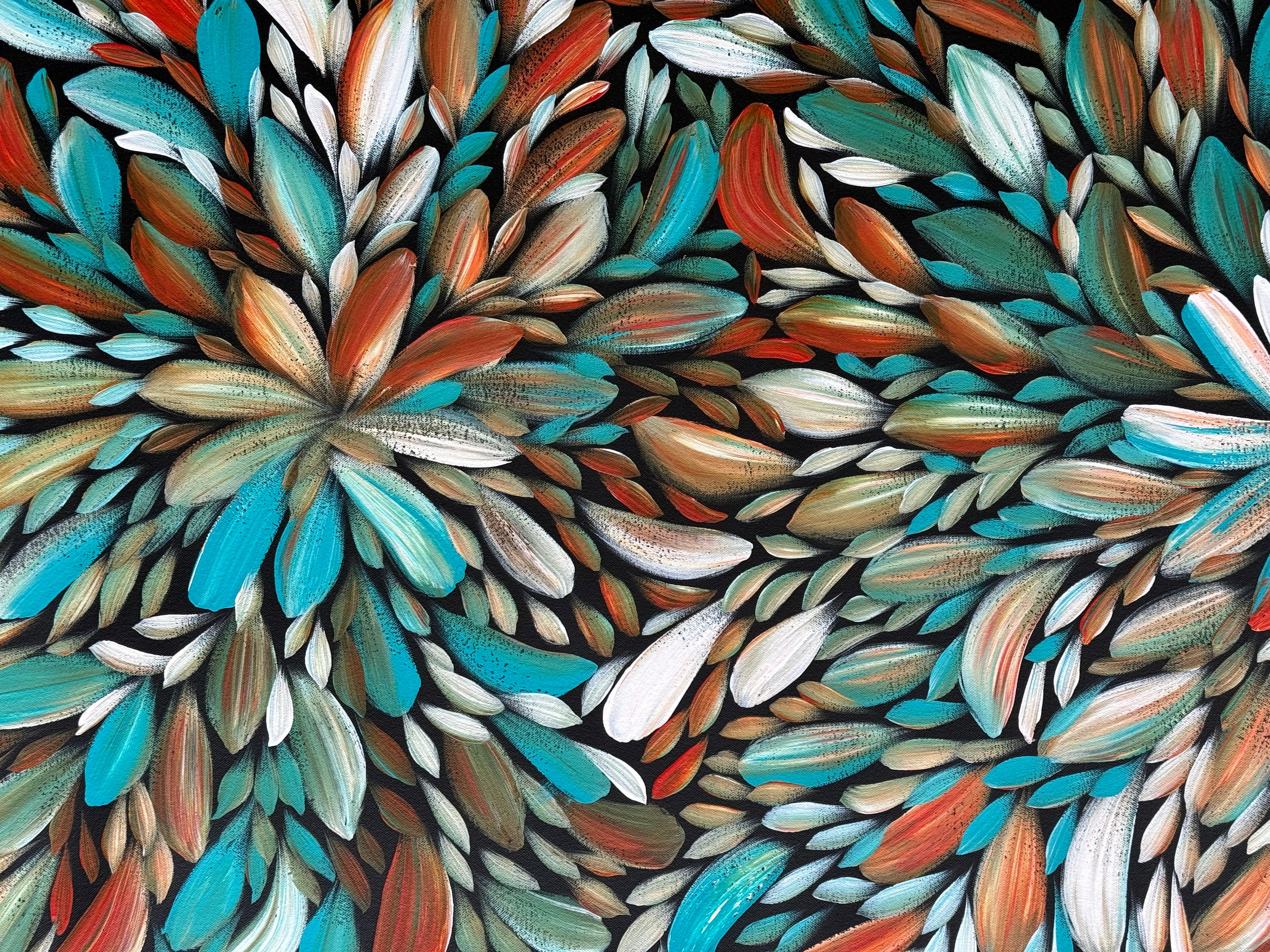 Louise Numina Napananka - Bush Medicine Leaves .16-77