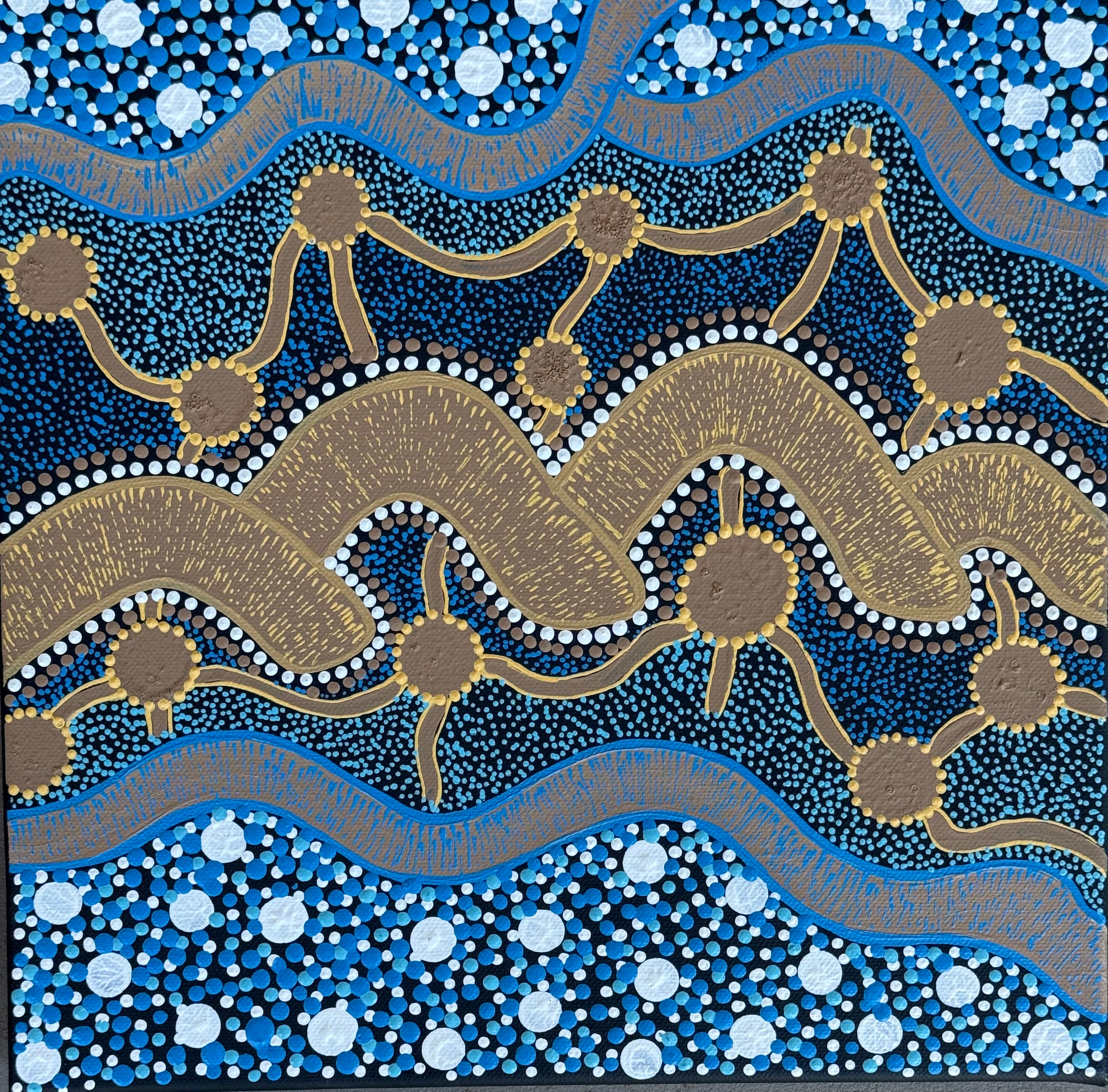 Deidre Burgoyne Rosier - Travels to the Lands and to the Seas, Sea to the Land .06-10 *pre-stretched*