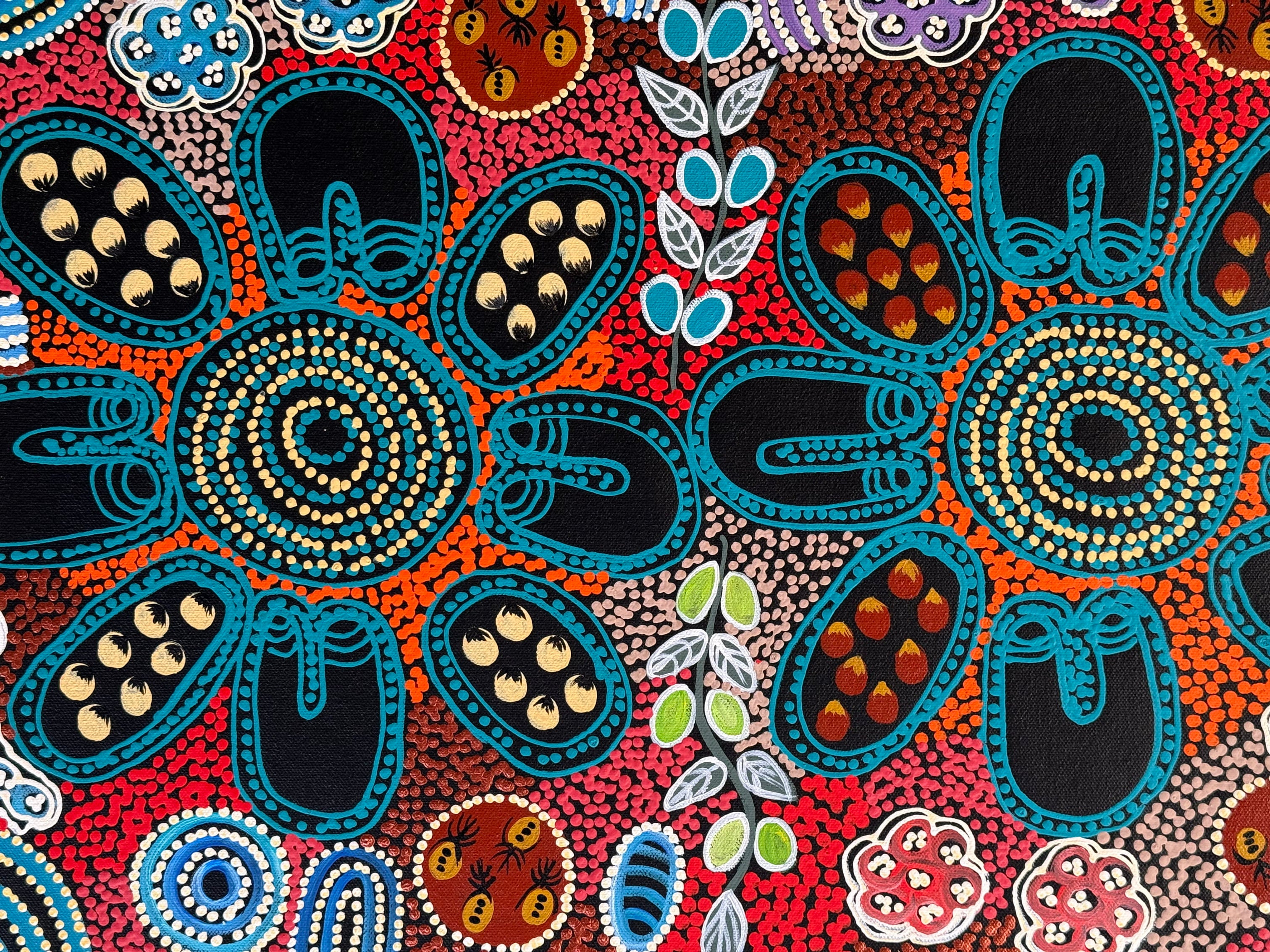 Lanita Numina - Women Collect Bush Tuckers - 45x99cm .03-2