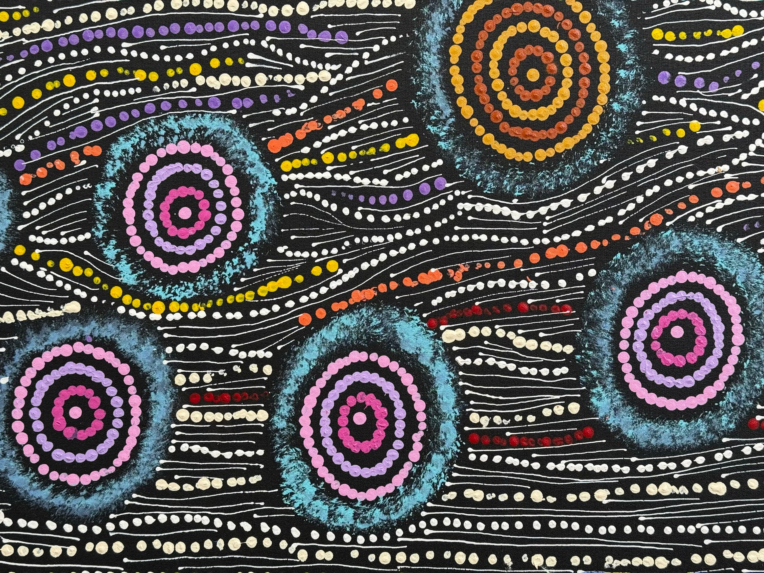 Maria Nampijinpa Brown - Seven Sisters Dreaming .63-2