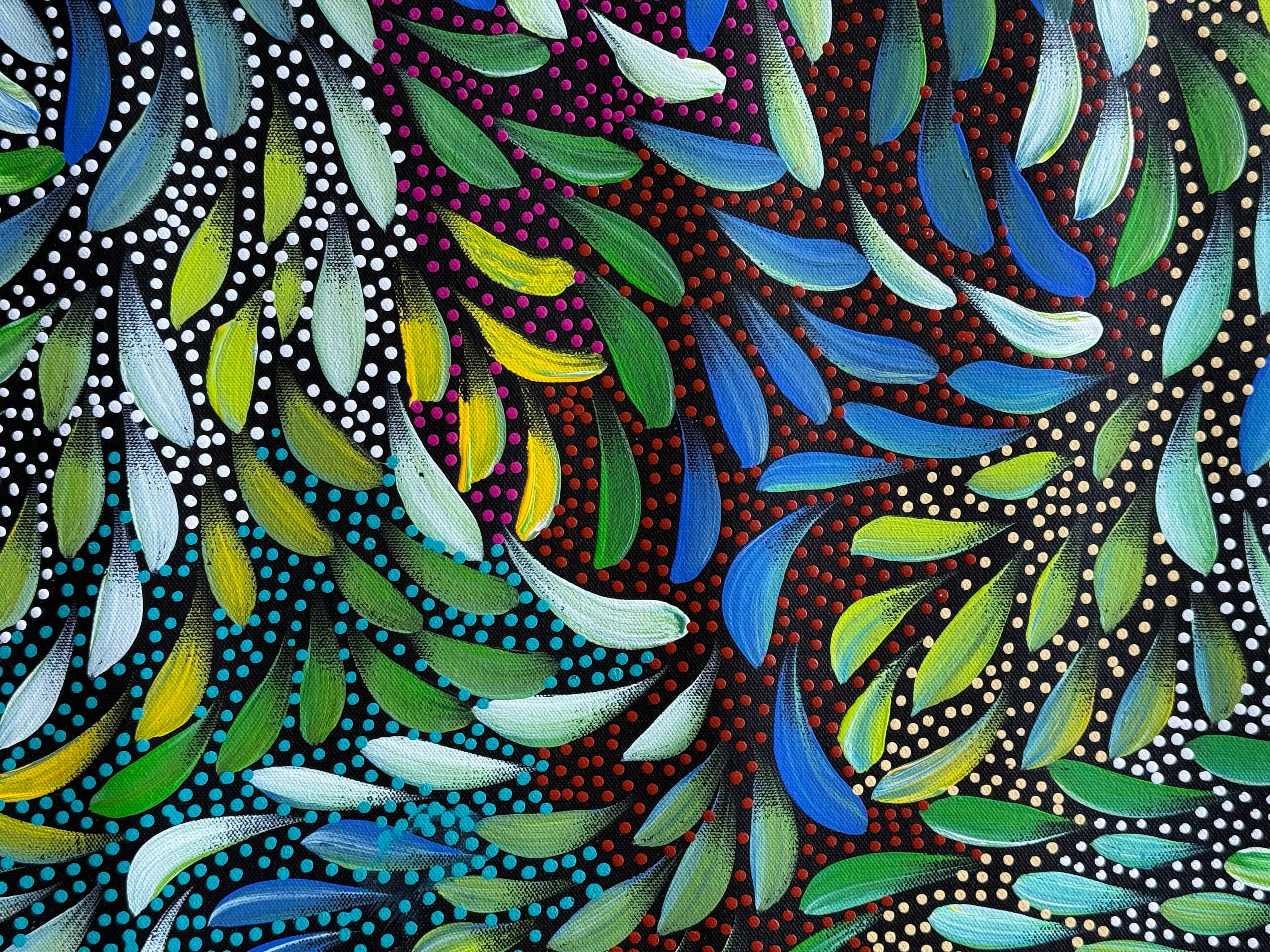 Caroline Numina - Seeded Bush Medicine Leaves .61-1