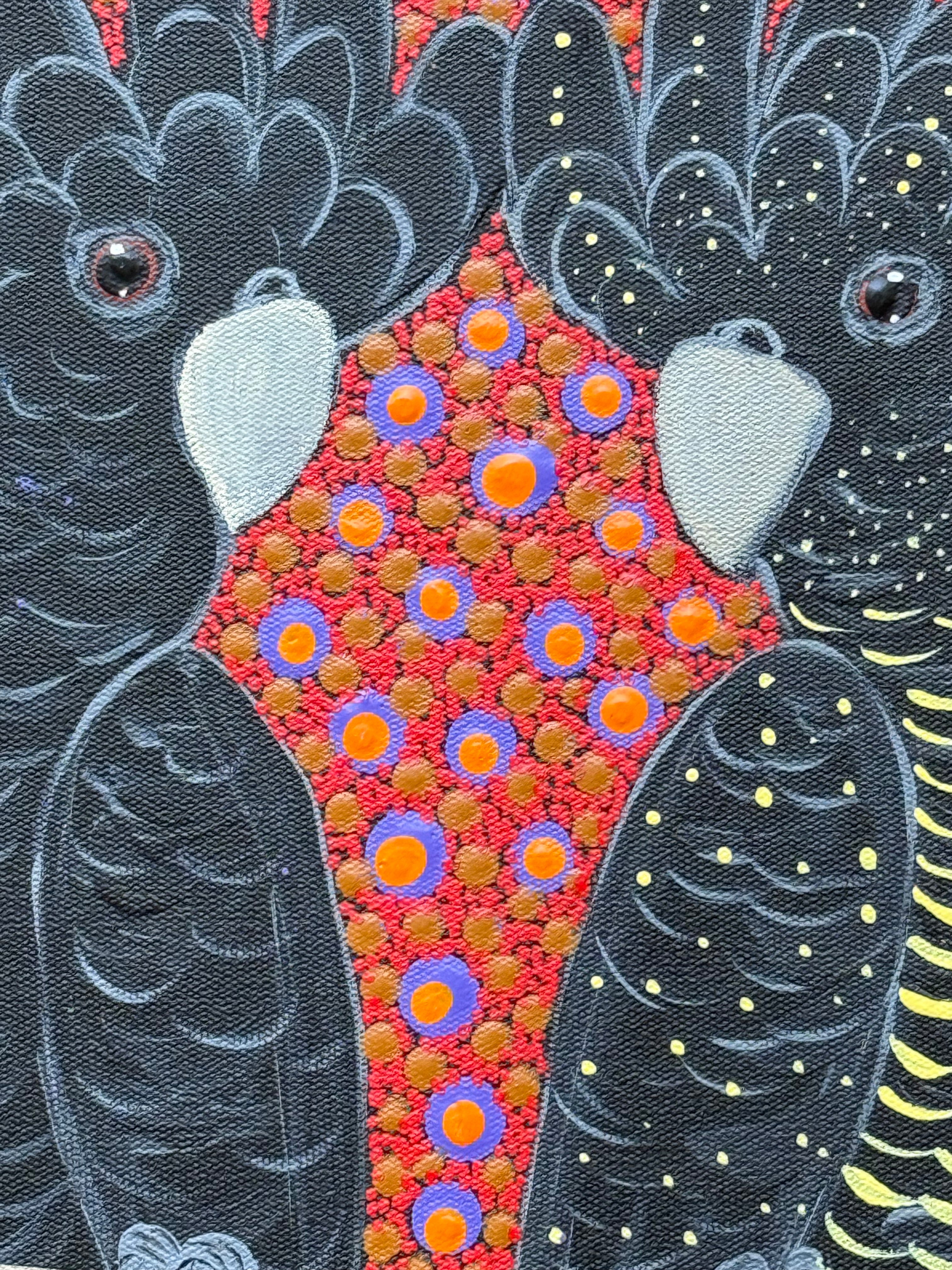 Kathleen Buzzacott - Redtail Black Cockatoos .93-6