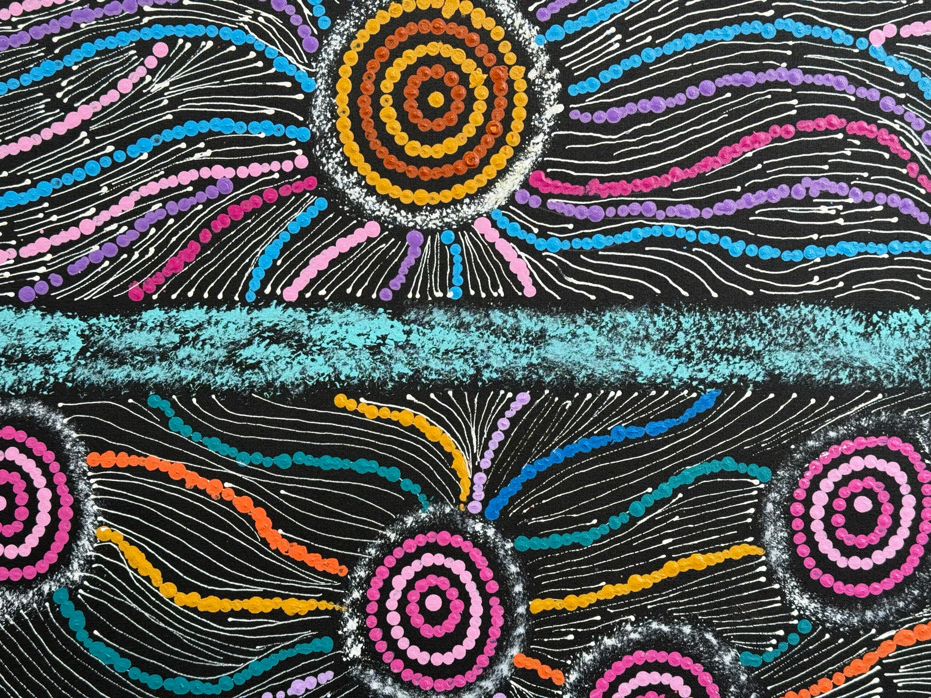 Maria Nampijinpa Brown - Seven Sisters Dreaming .63-3