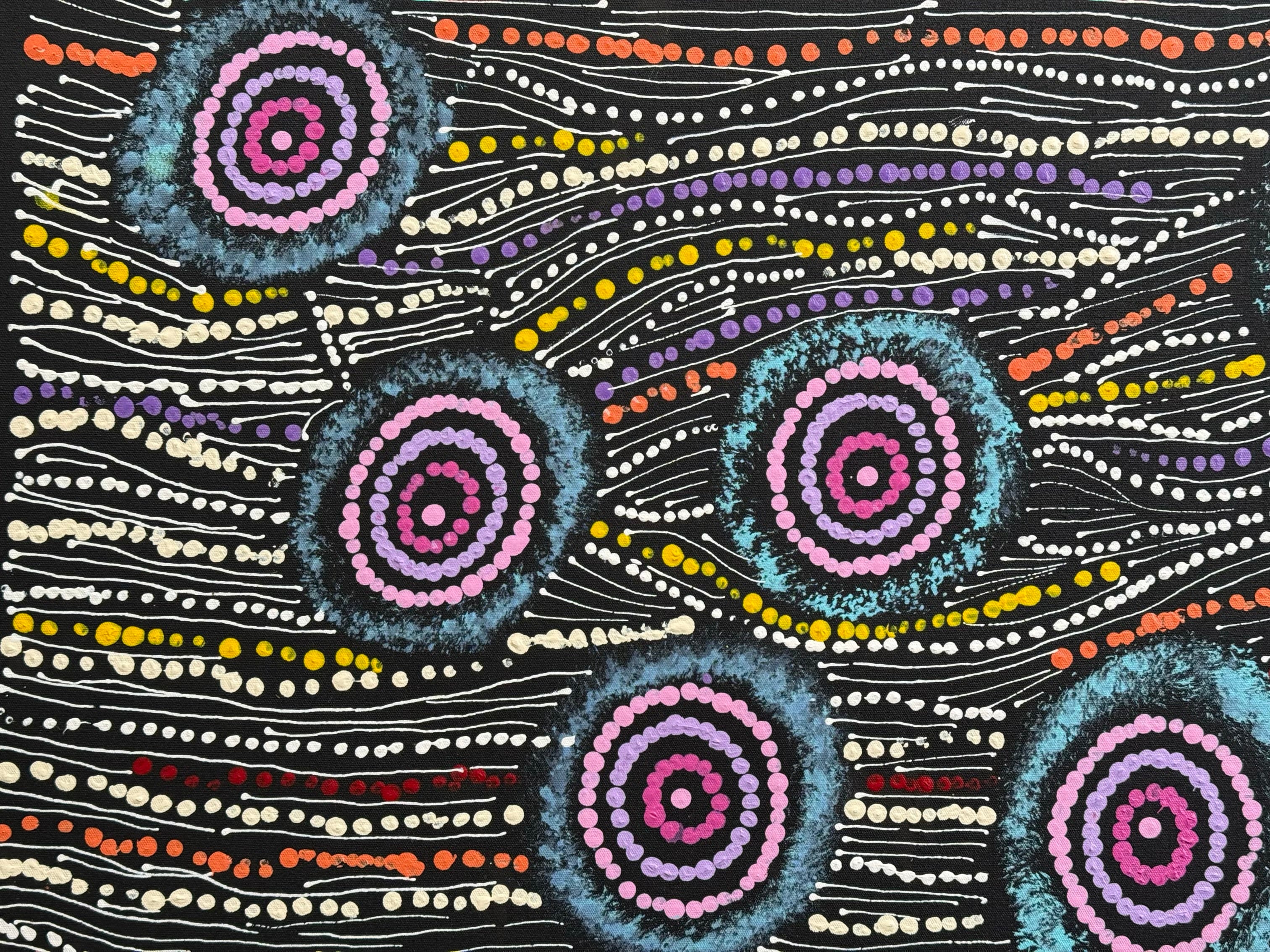 Maria Nampijinpa Brown - Seven Sisters Dreaming .63-2
