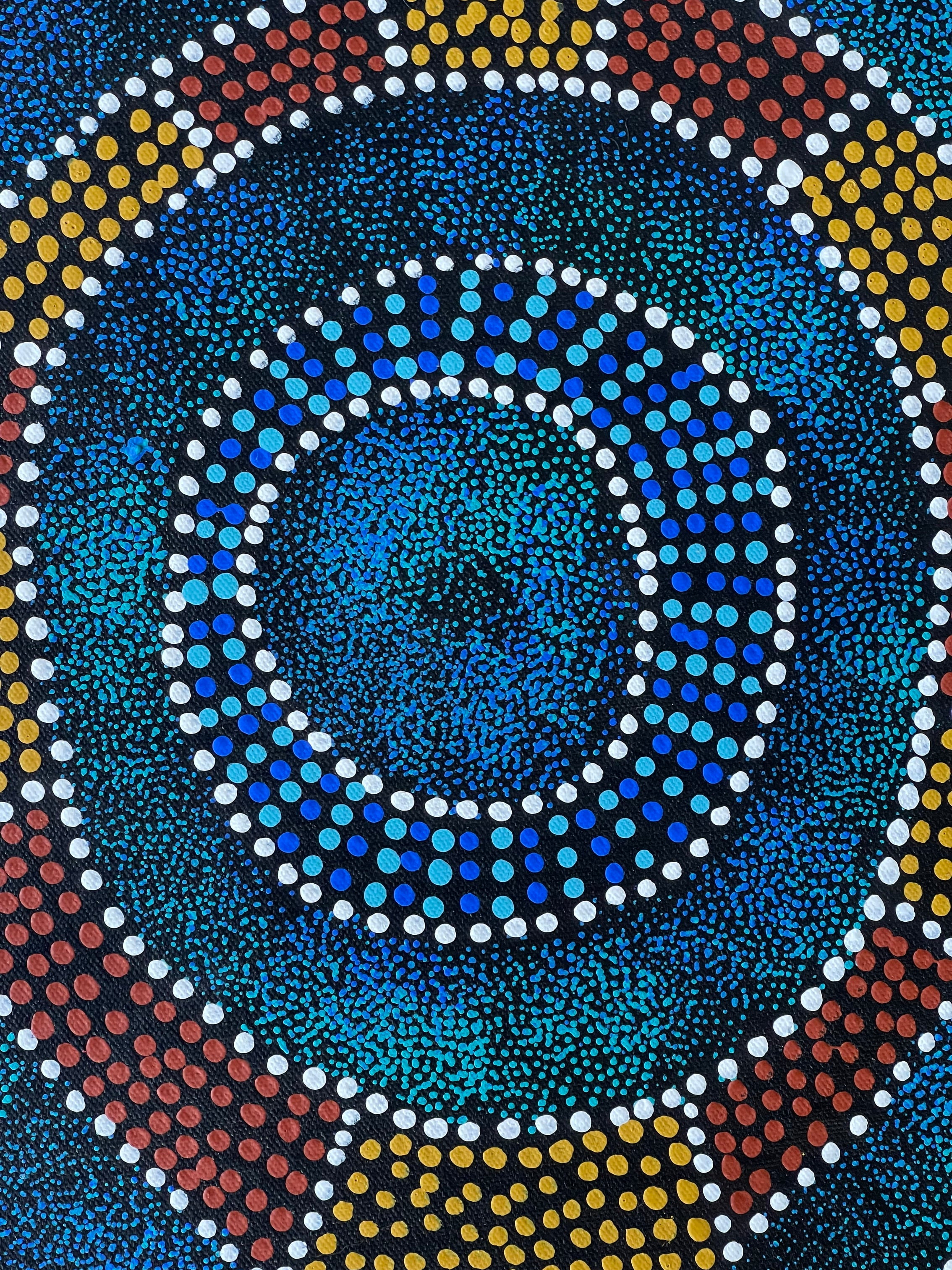 Sharon Turner - Thorny Lizard Dreaming - 91x70cm .69-3