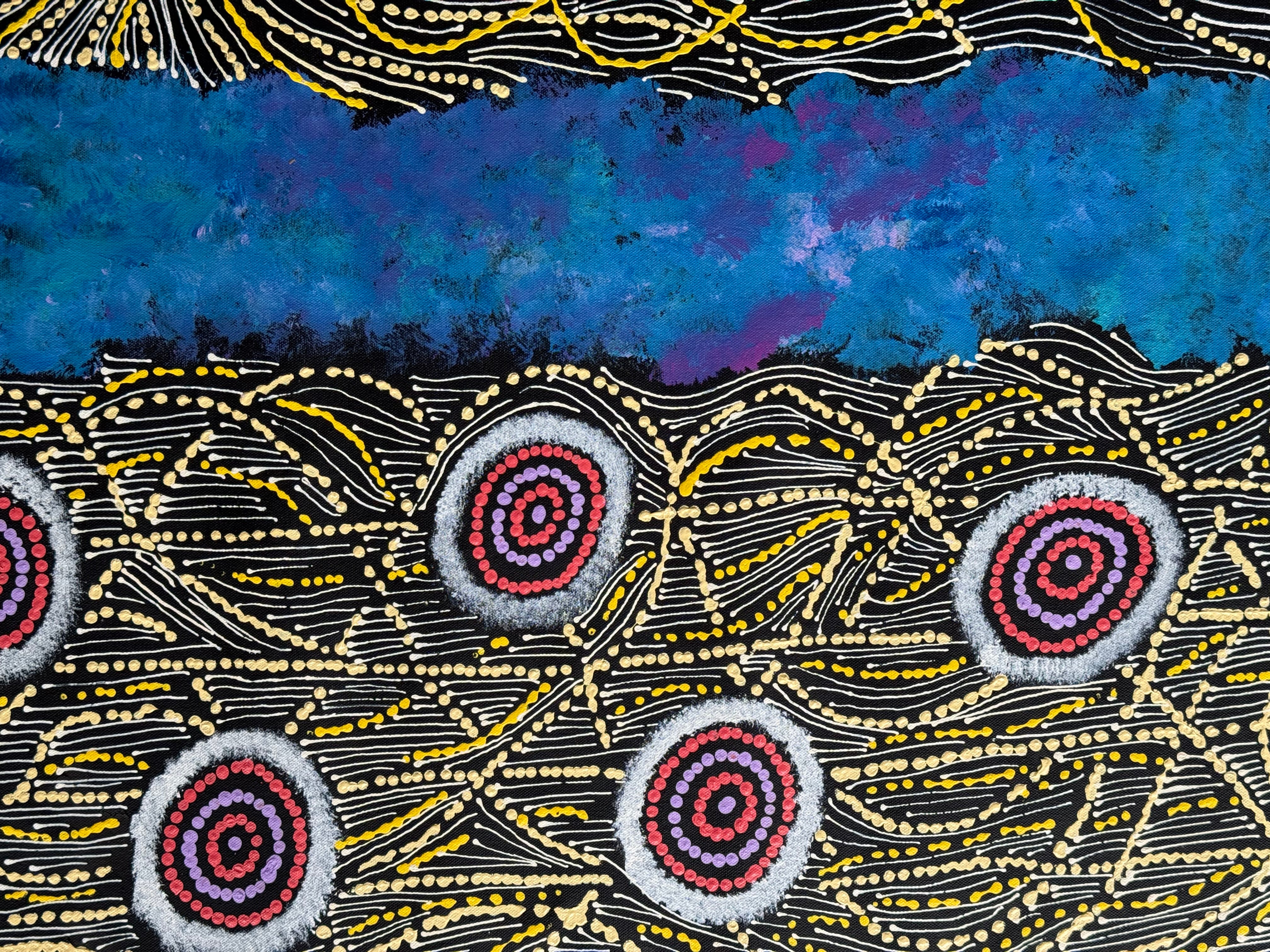 Maria Nampijinpa Brown - Seven Sisters Dreaming .63-7