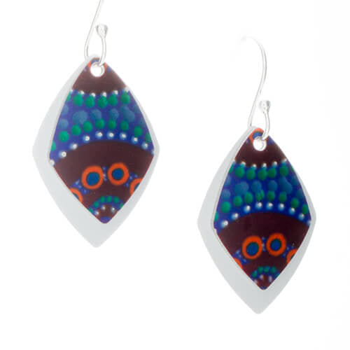 Earrings - Camping Around Waterholes - Kathleen Buzzacott