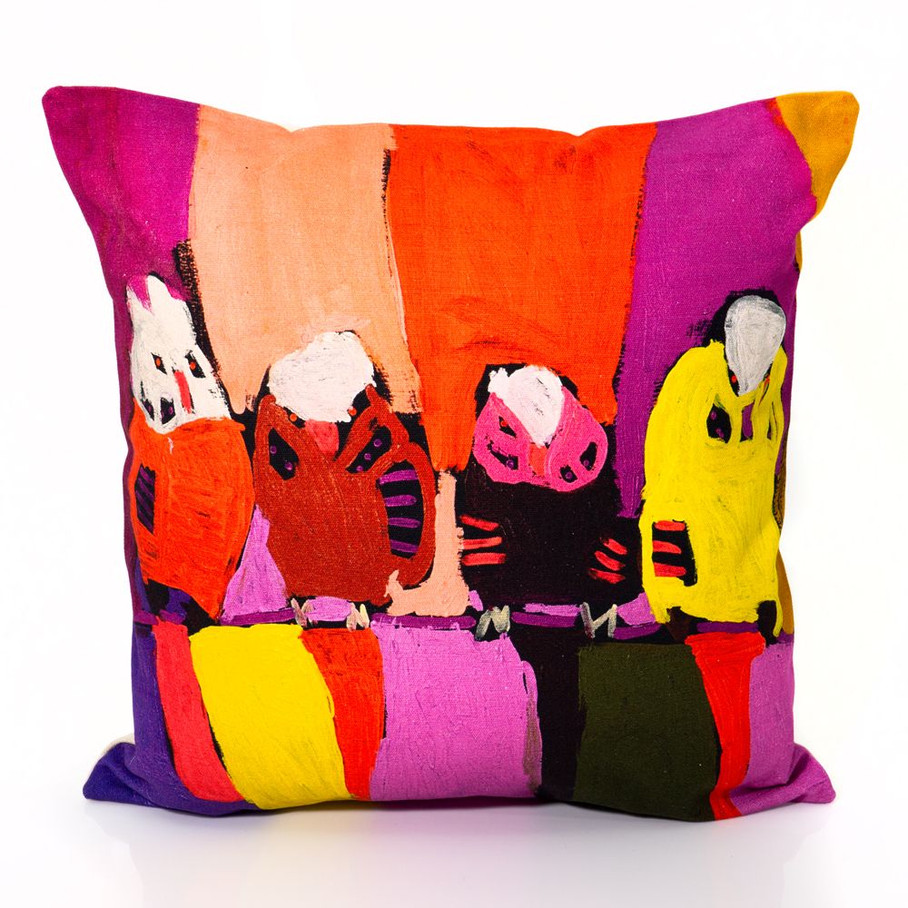 Canvas Cushion Cover - Karen Barnes