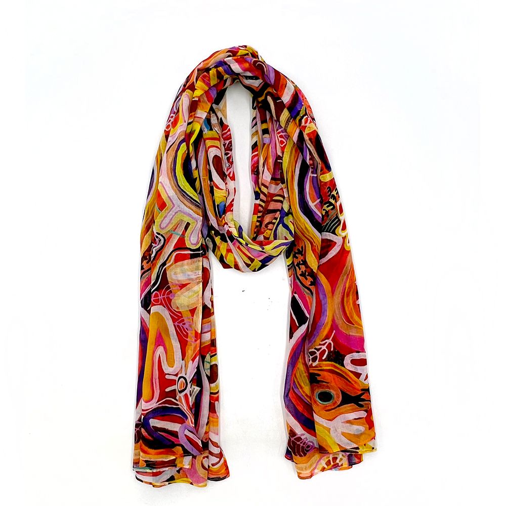 Organic Cotton Summer Scarf - Cedric Varcoe - Muthabaringga