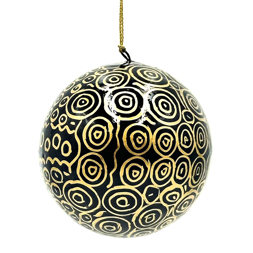 Christmas Ball - Nelly Patterson - Black (with bag)