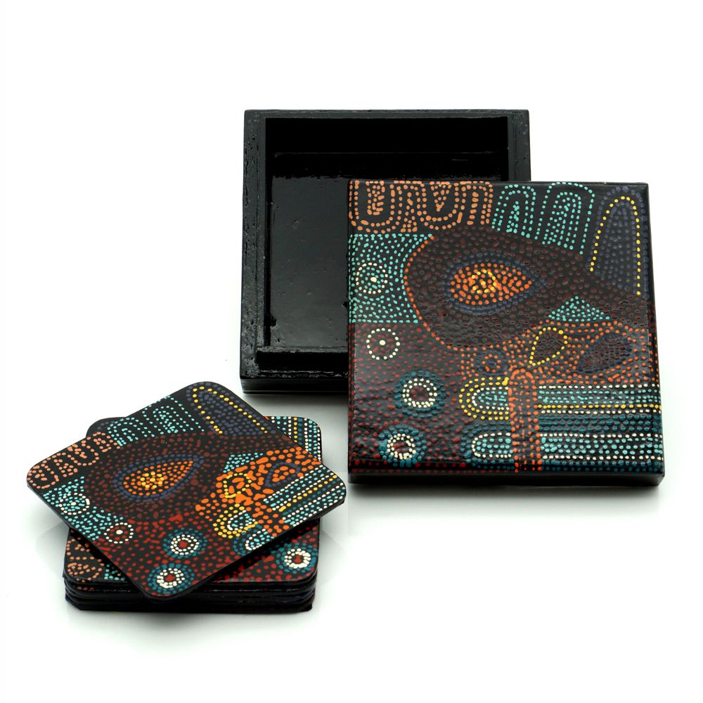 Coasters Set of 6 - Andrea Mimpitja Adamson