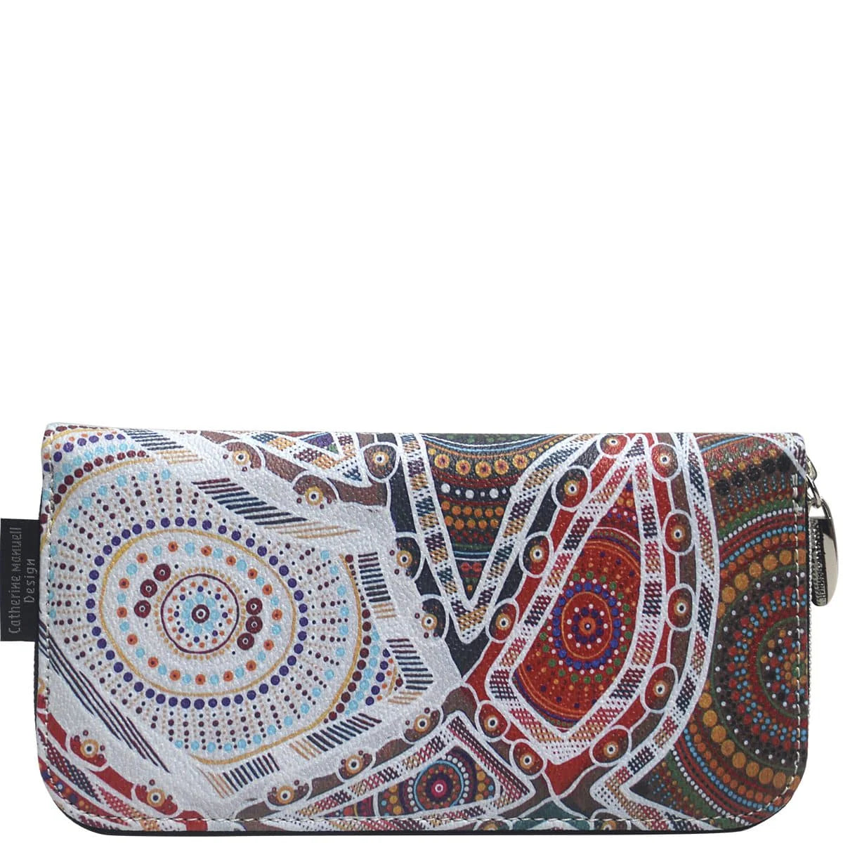 Curved Zip Section Wallet - Mim Cole - Family Love