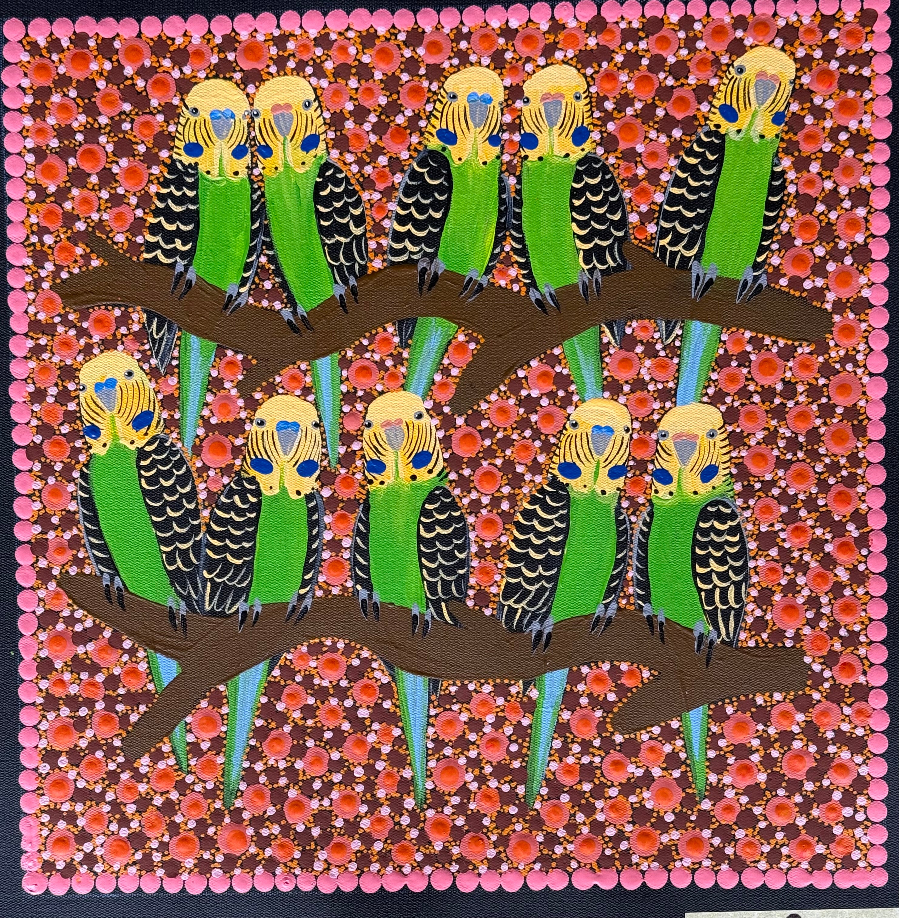 Kathleen Buzzacott - Budgies .41-1